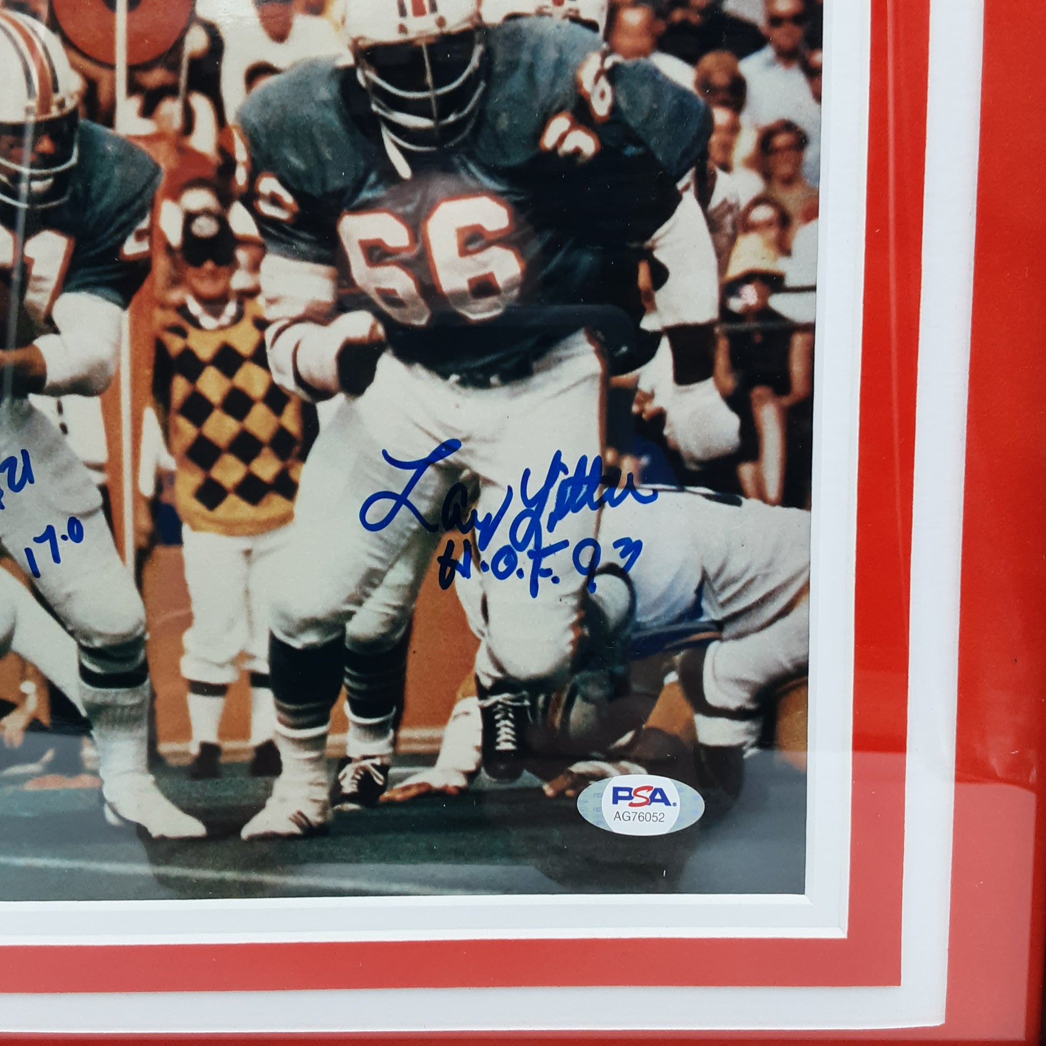 Larry Little and Jim Kiick Authentic Signed Framed 8x10 Photo Autographed PSA