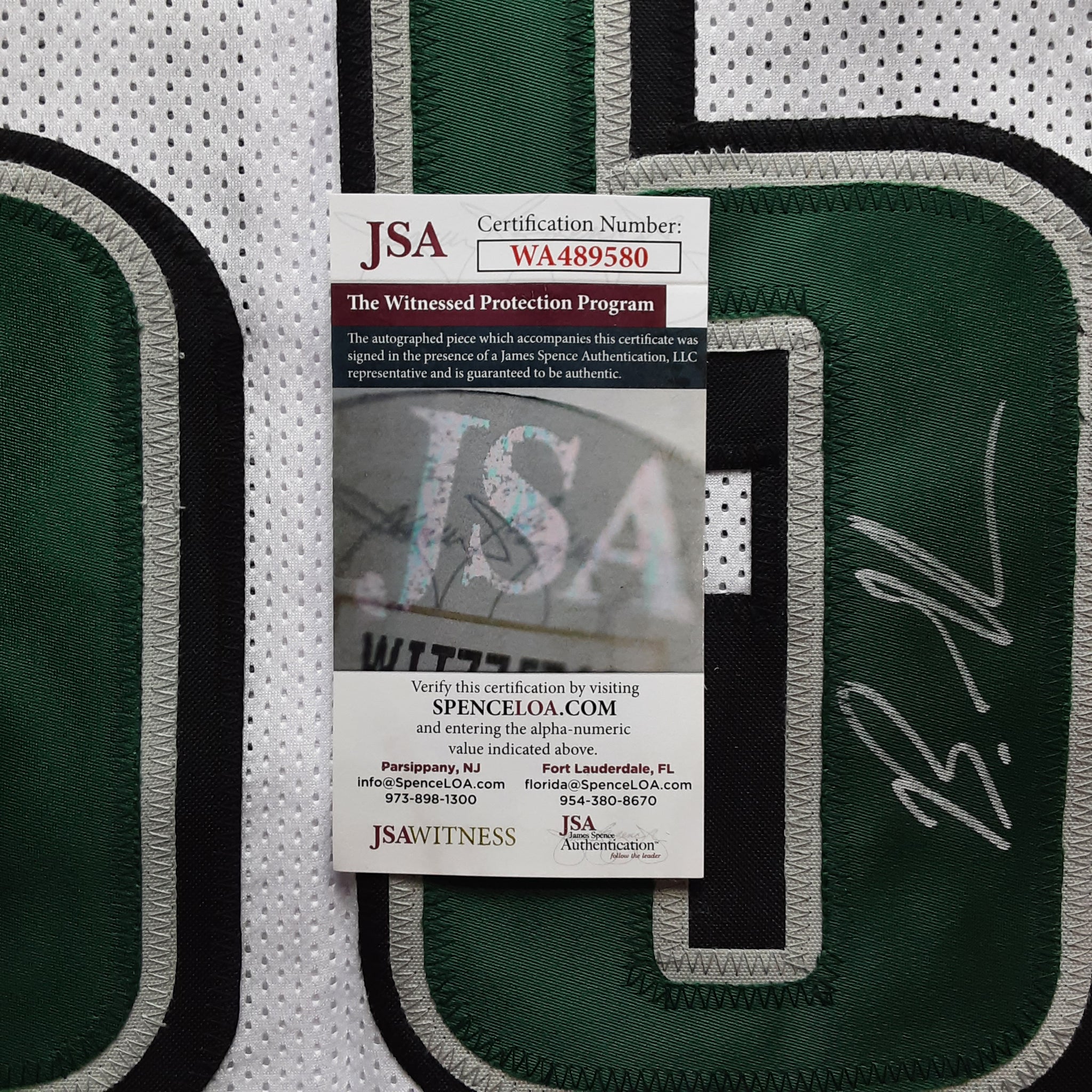 Brandon Graham Signed Pro Style Jersey Autographed JSA R1