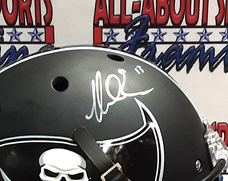 Mike Evans Authentic Signed Autographed Full-size Replica Helmet JSA