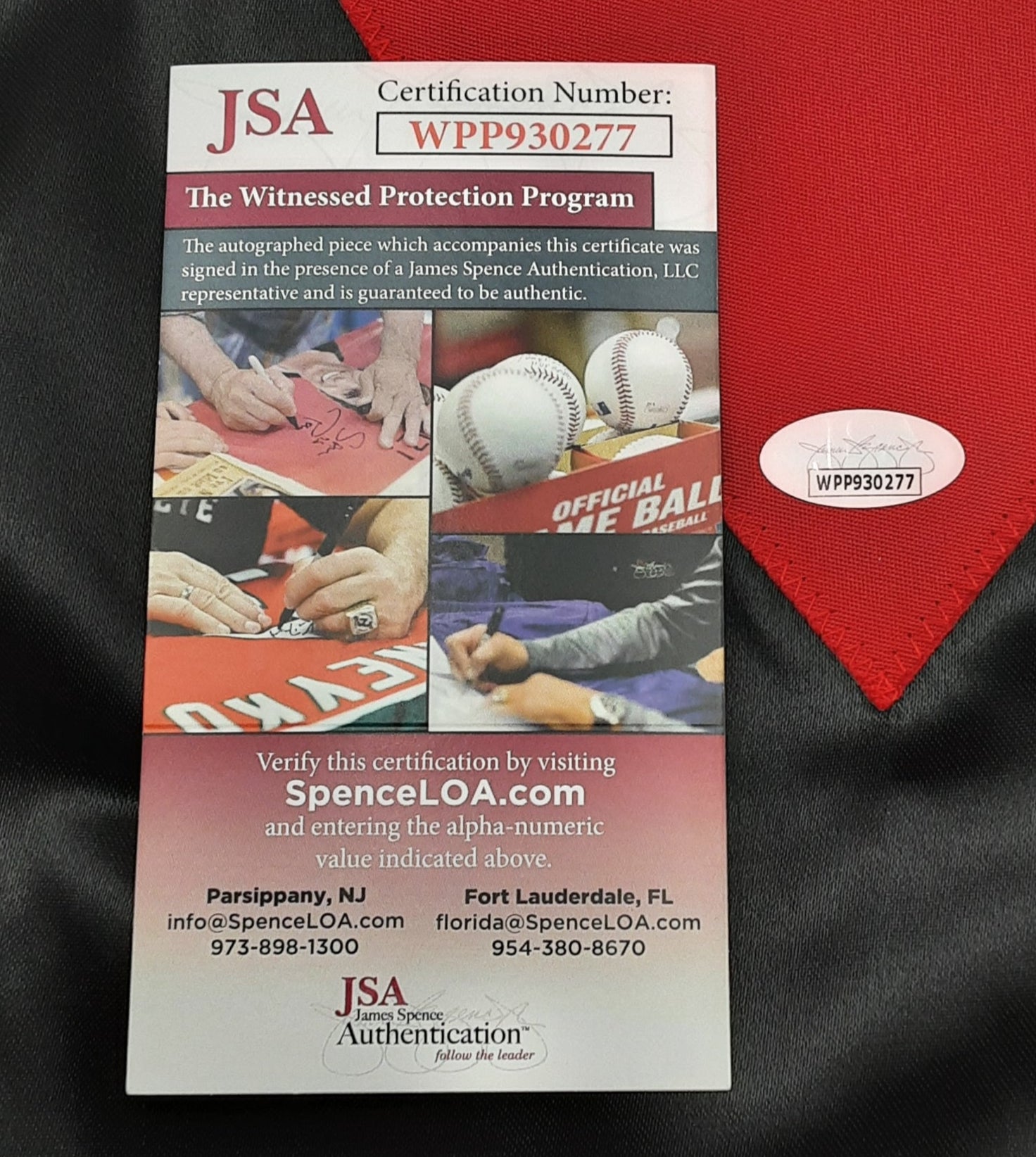 Jimmy Hart Authentic Autographed Signed Jacket JSA R1