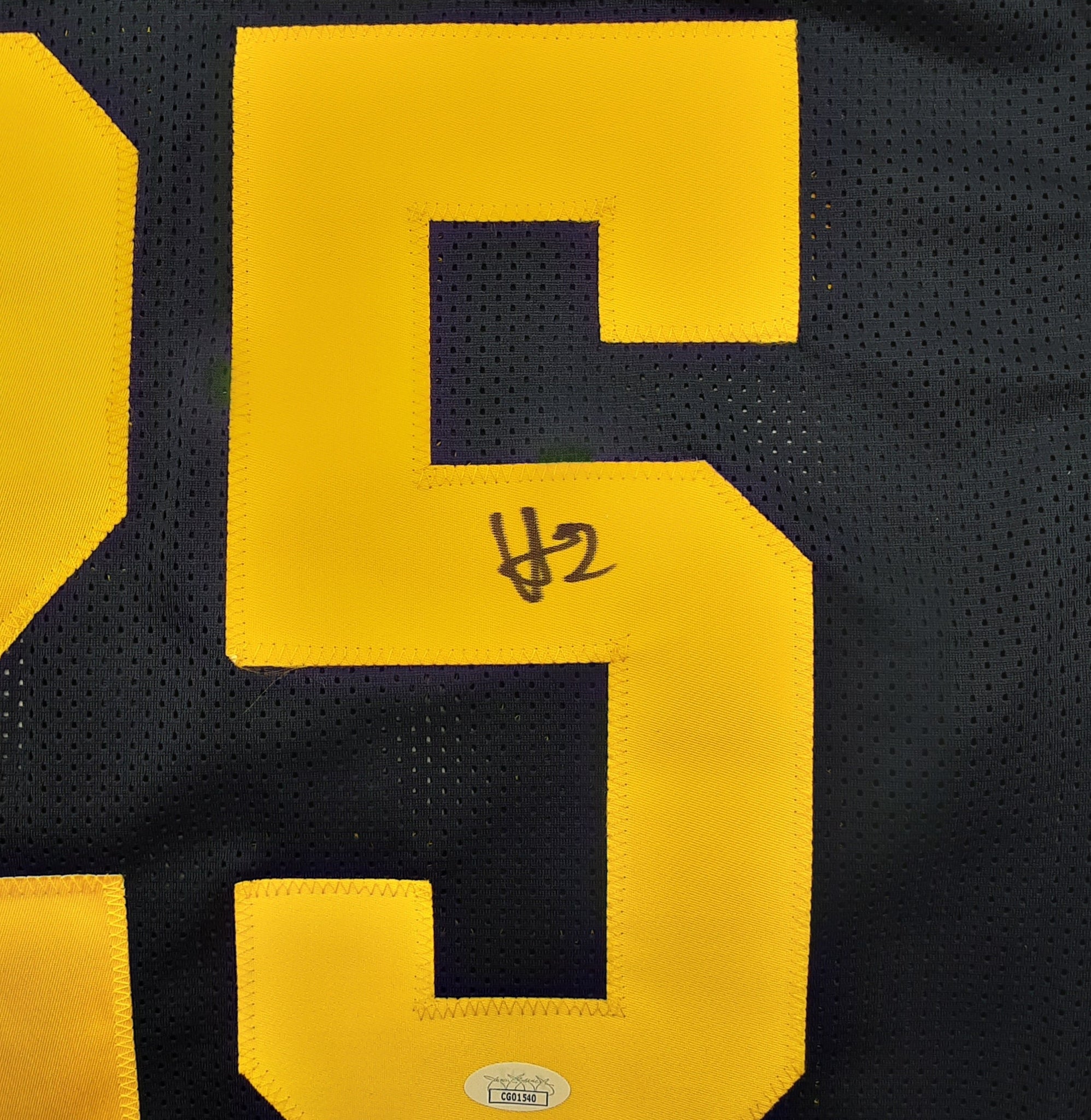 Hassan Haskins Authentic Signed Pro Style Jersey Autographed JSA