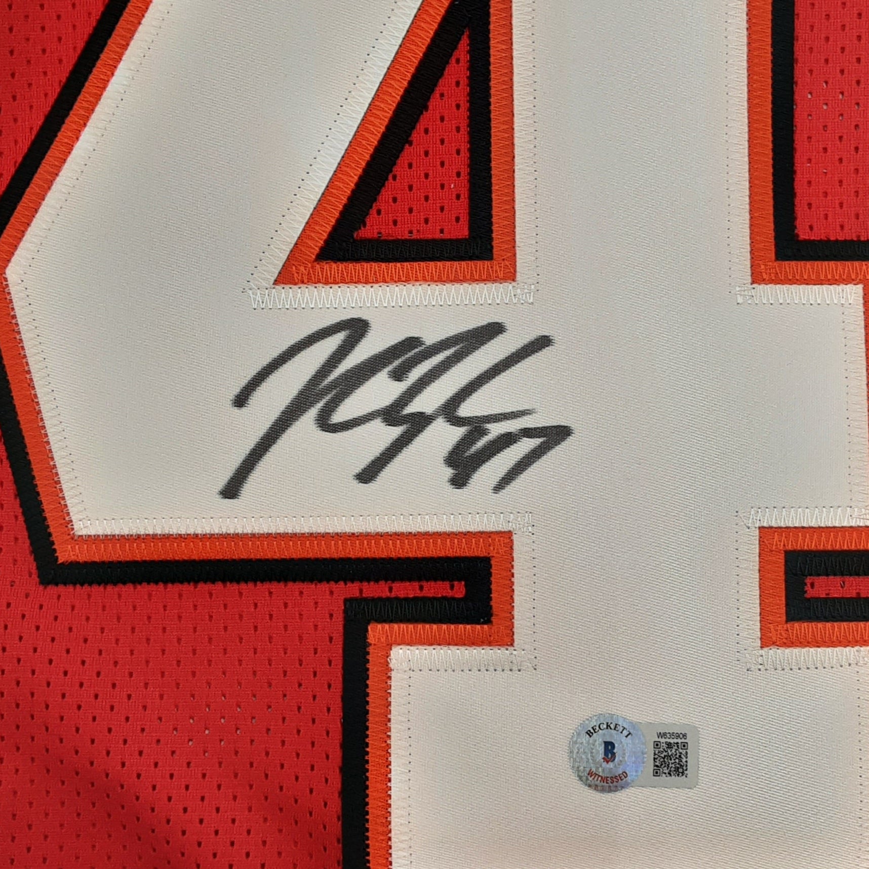 John Lynch Authentic Signed Pro Style Jersey Autographed Beckett