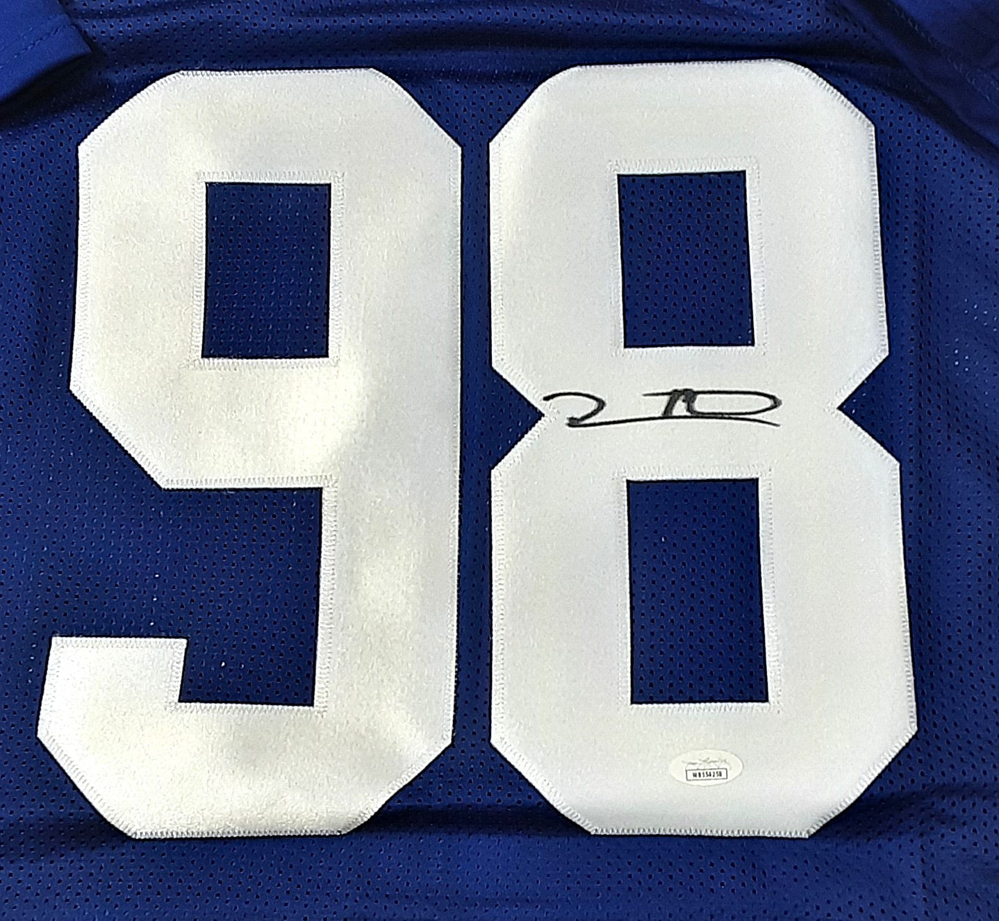 Robert Mathis Authentic Signed Pro Style Jersey Autographed JSA-