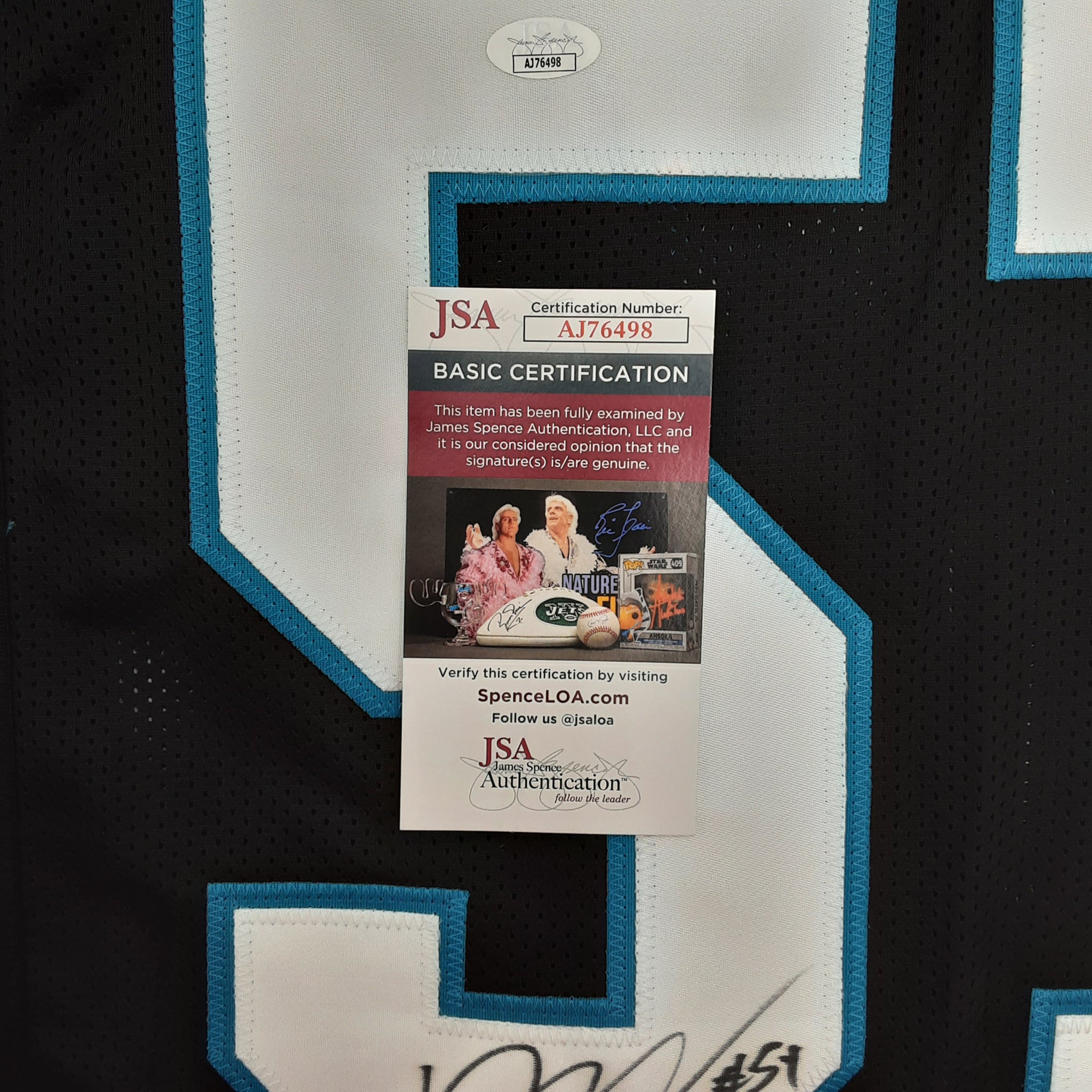 Damien Wilson Authentic Signed Pro Style Jersey Autographed JSA R1