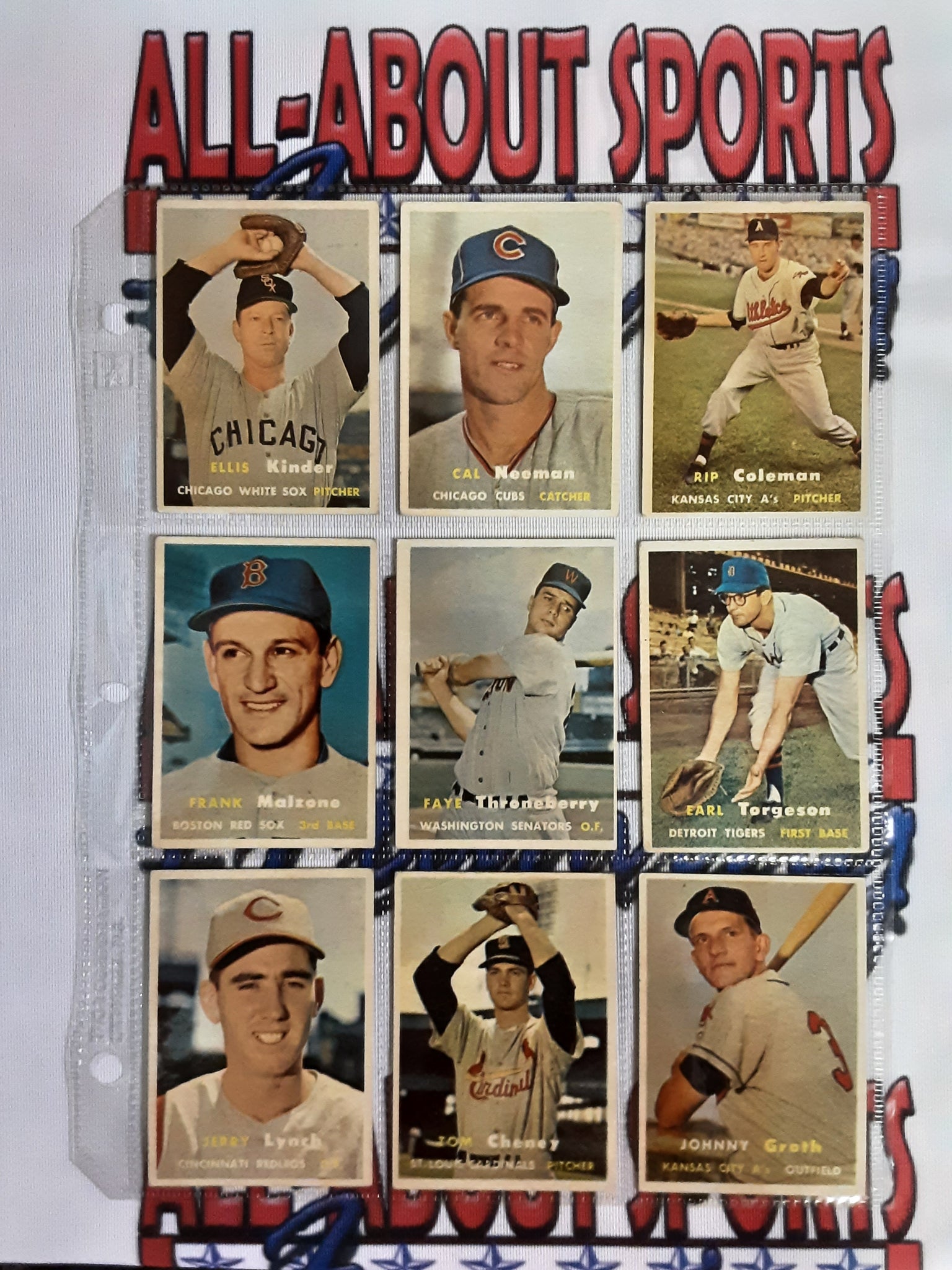 1957 Topps Complete Collection 395 of 407 Cards