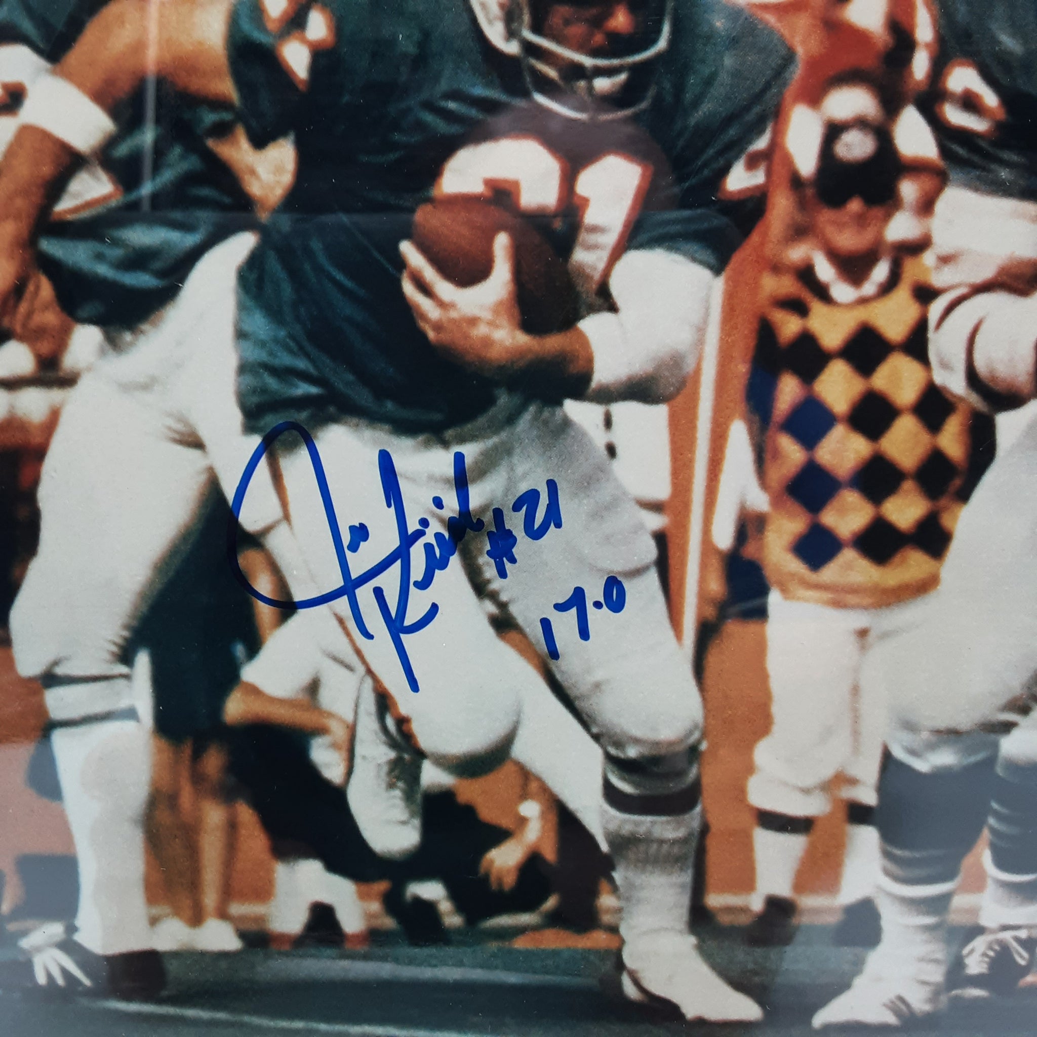 Larry Little and Jim Kiick Authentic Signed Framed 8x10 Photo Autographed PSA