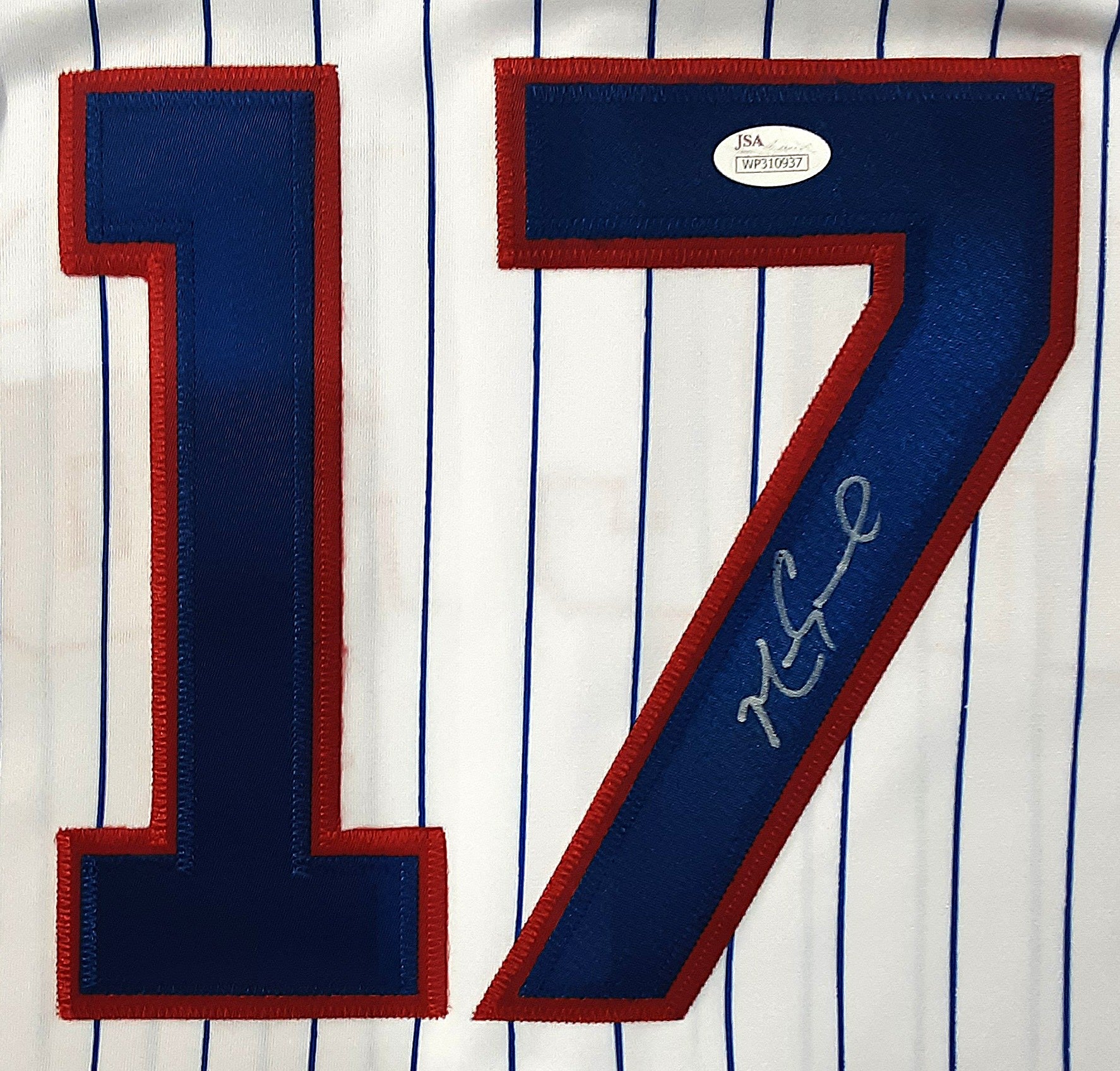 Mark Grace Authentic Signed Pro Style Jersey Autographed JSA R1