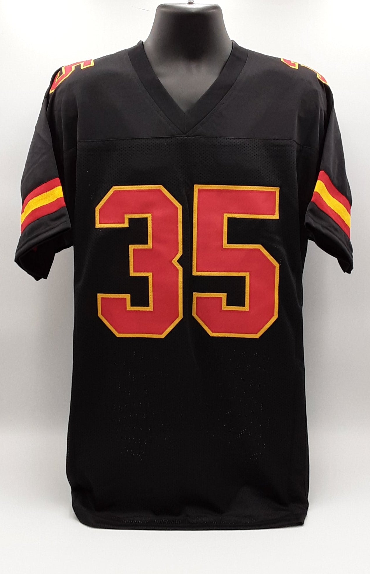 Christian Okoye Authentic Signed Pro Style Jersey Autographed JSA R1