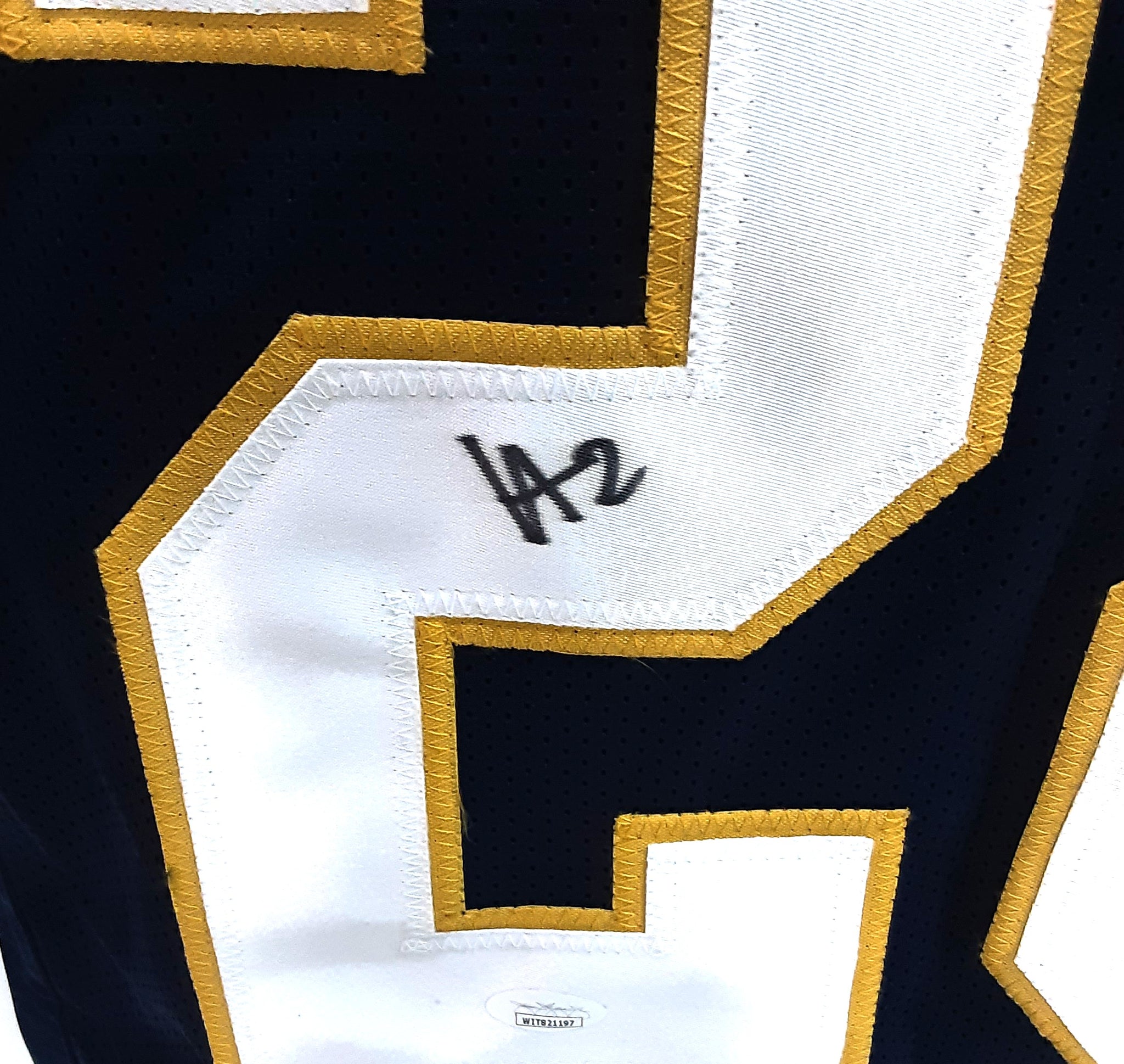 Hassan Haskins Authentic Signed Pro Style Jersey Autographed JSA R1