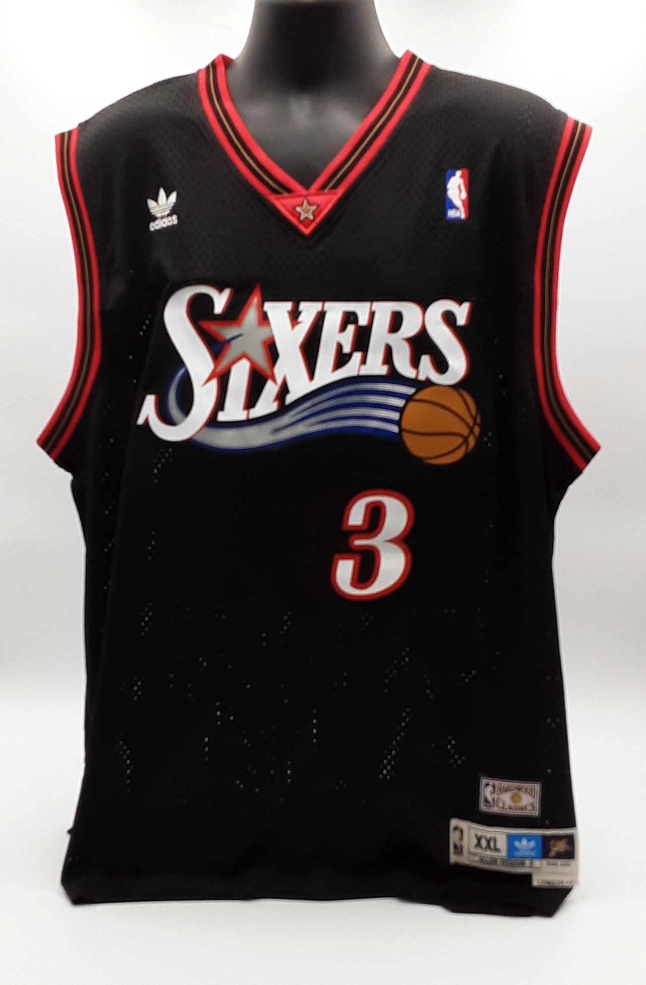 Allen Iverson Authentic Signed Pro Style Jersey Autographed JSA R1