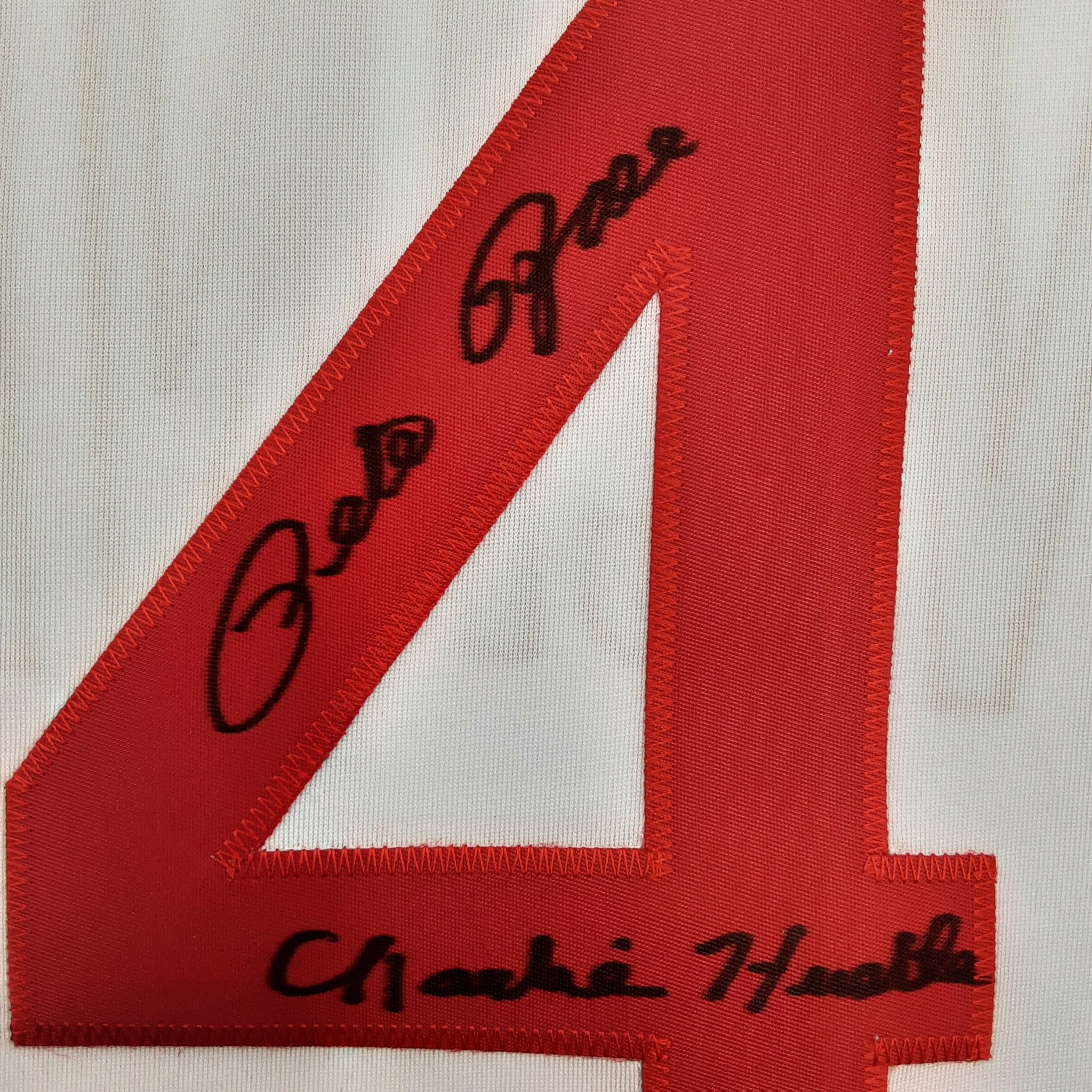 Pete Rose Authentic Signed Pro Style Stats Jersey Autographed JSA