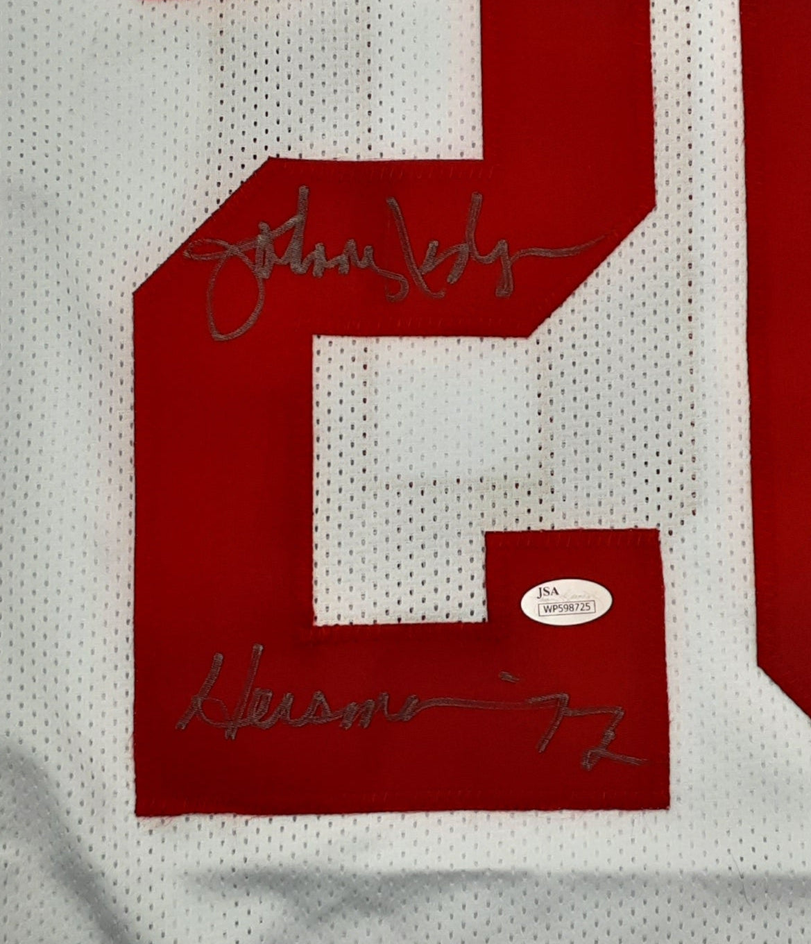 Johnny Rodgers Authentic Signed Pro Style Jersey Autographed with Stats JSA