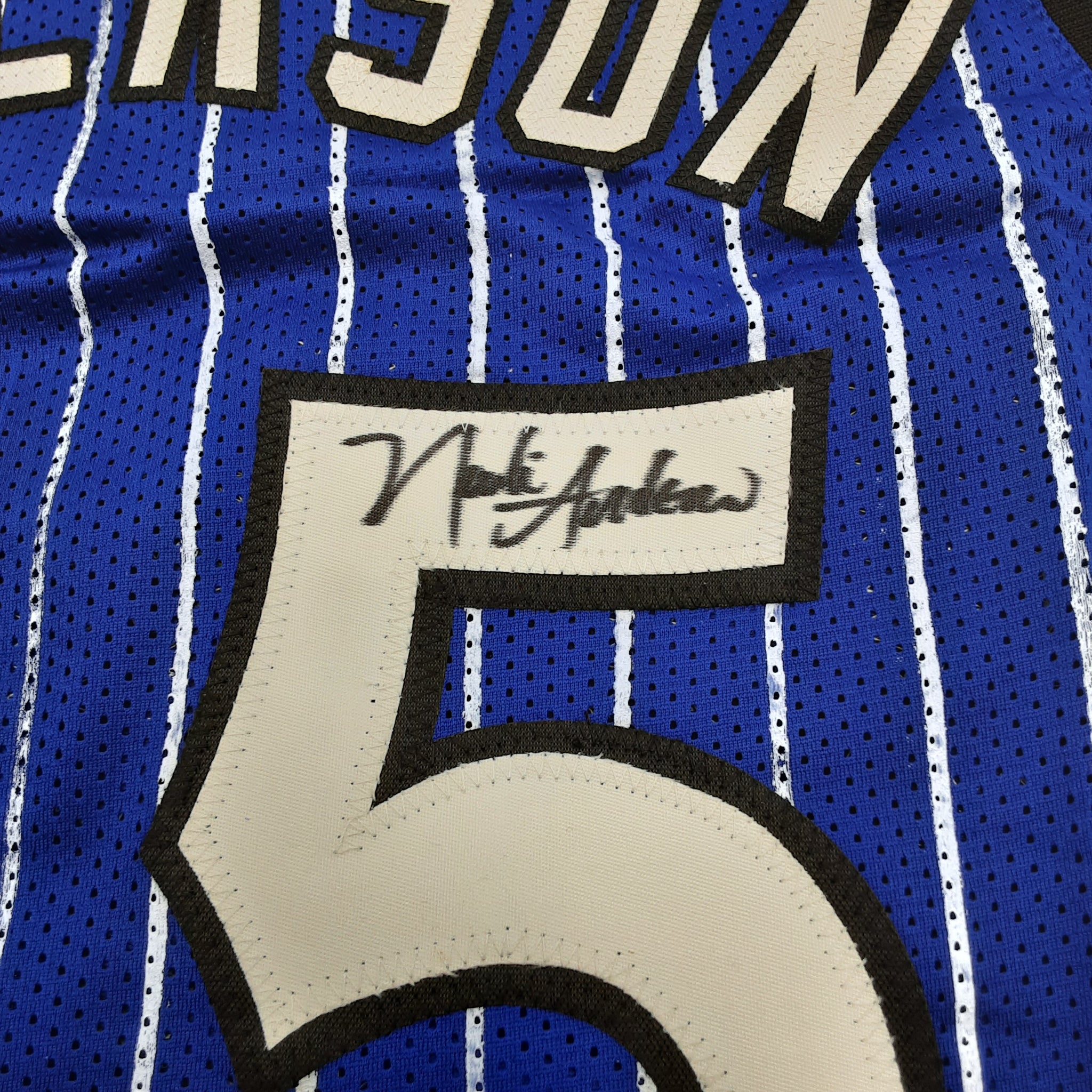 Nick Anderson Authentic Signed Pro Style Jersey Autographed JSA R1