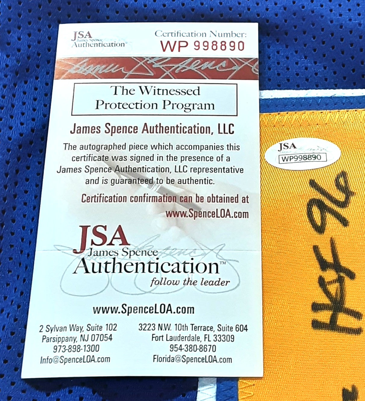 Charlie Joiner Authentic Signed Pro Style Jersey w/ Inscription Autographed JSA R1