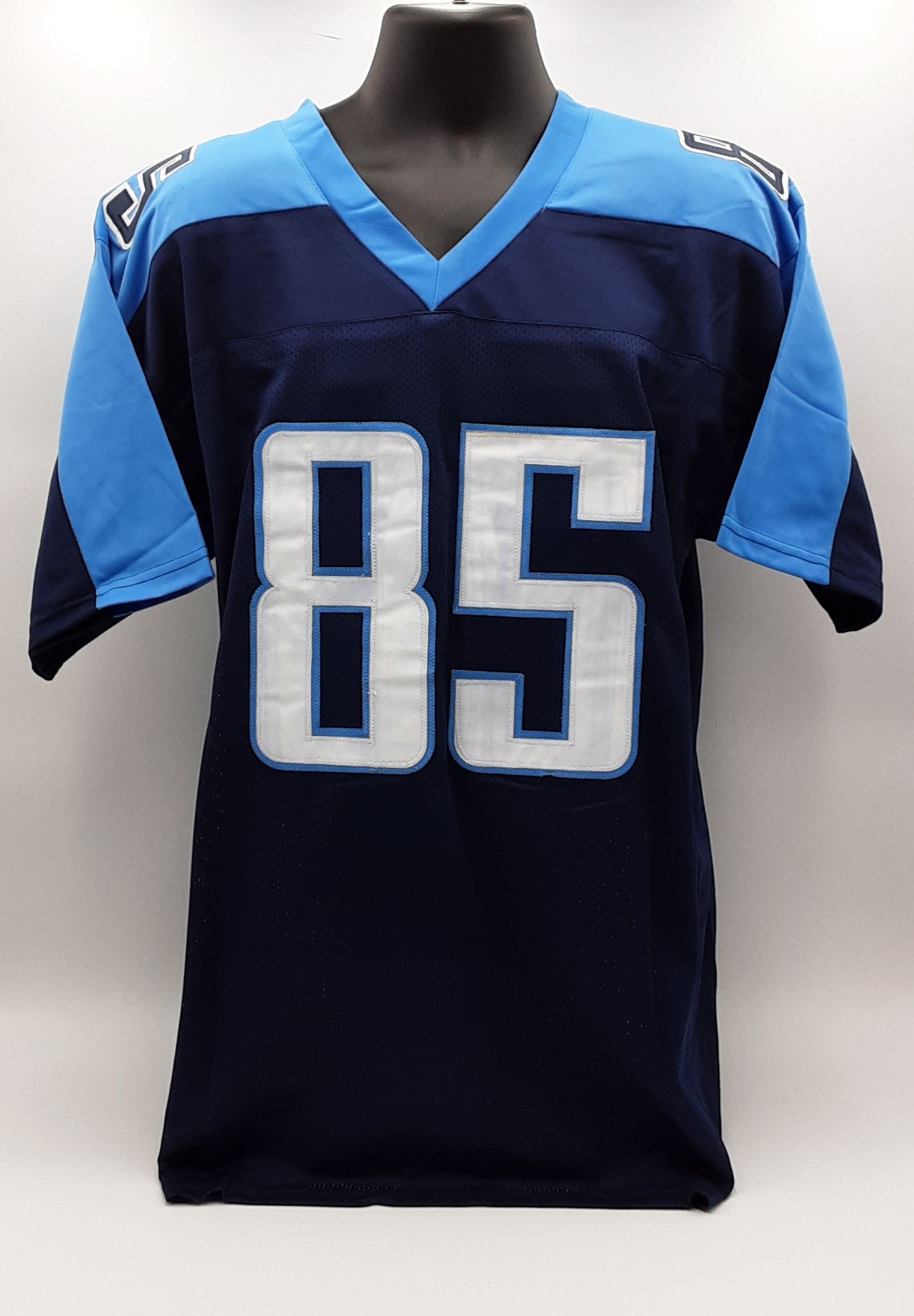 Derrick Mason Authentic Signed Pro Style Jersey Autographed JSA R1