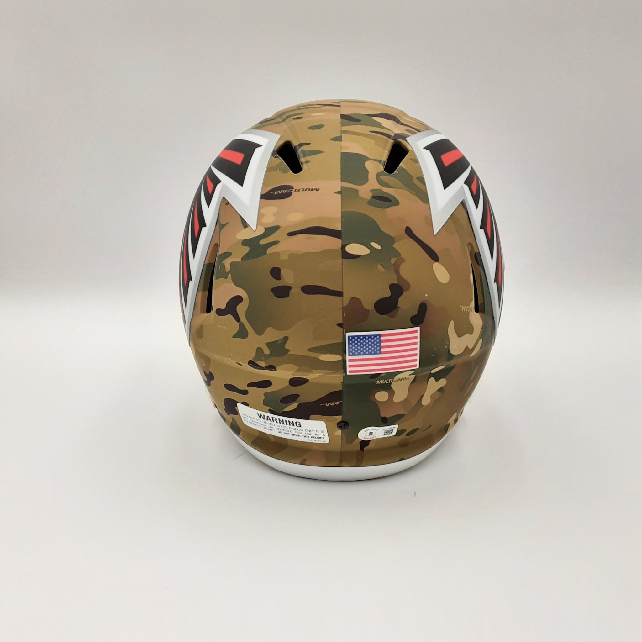 Kyle Pitts Authentic Signed Autographed Full-size Replica Helmet Beckett
