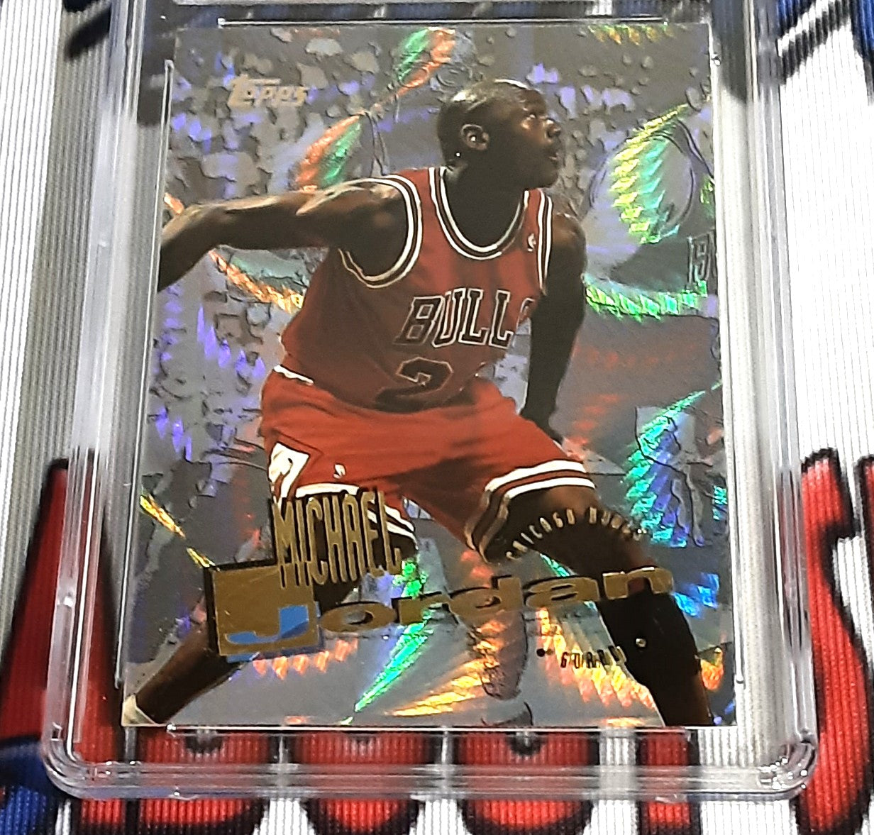 1995-96 Topps Power Boosters #277 Michael Jordan NM/MINT+ 8.5 Authentic Basketball Card CGC