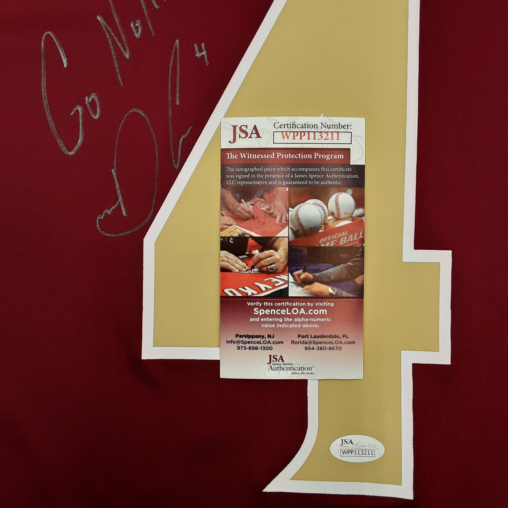 Dalvin Cook Authentic Signed Pro Style Jersey Autographed JSA R1