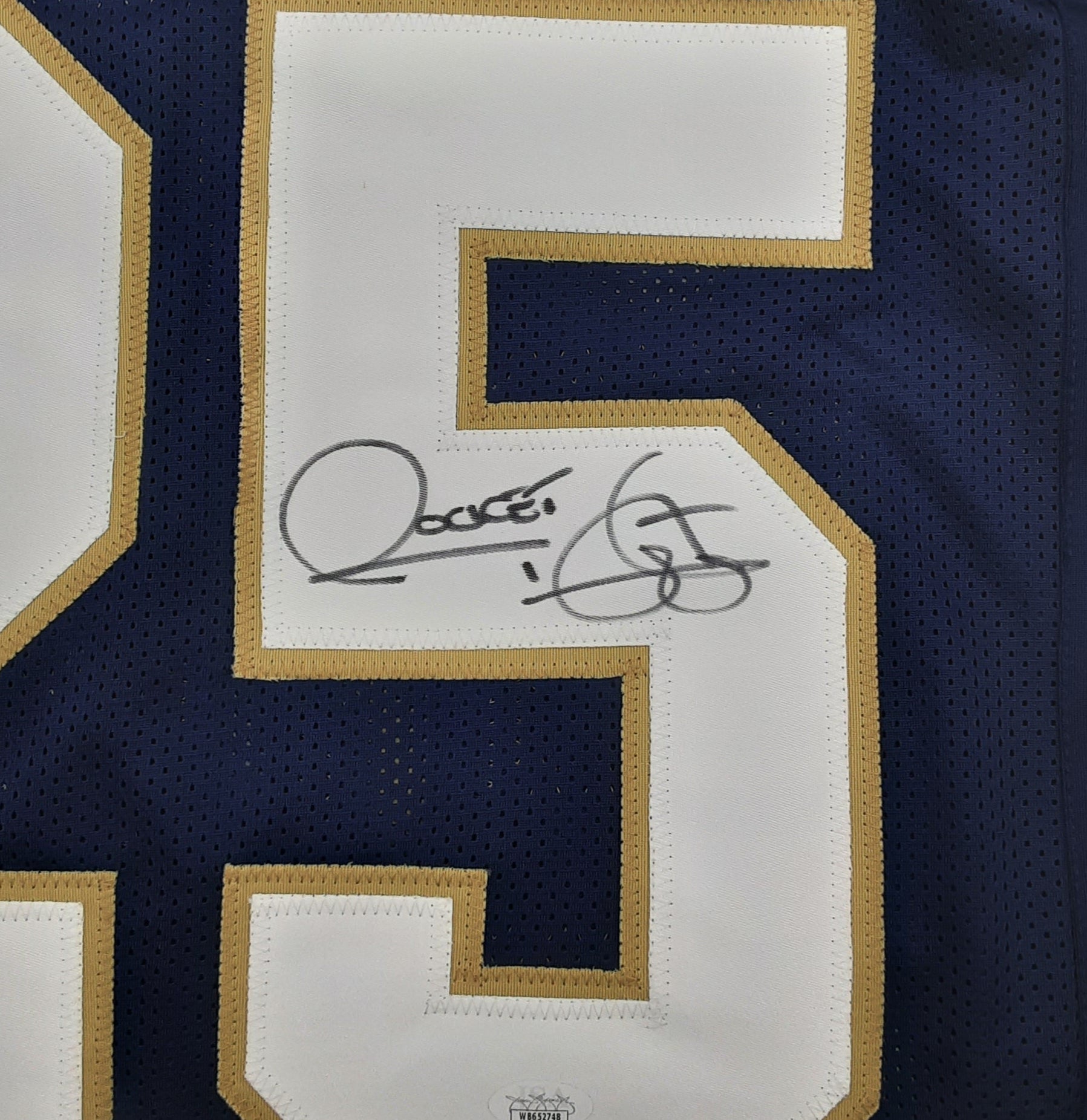 Rocket Ismail Authentic Signed Pro Style Jersey Autographed JSA R1