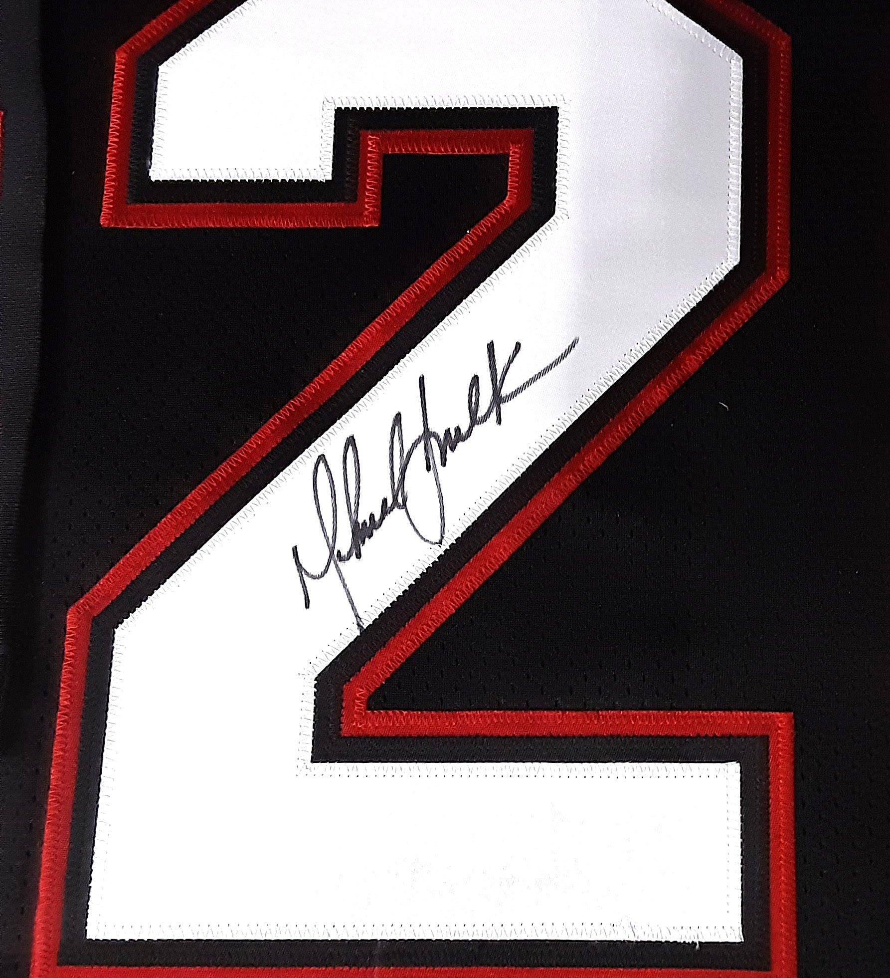 Marshall Faulk Authentic Signed Pro Style Framed Jersey Autographed JSA LOA