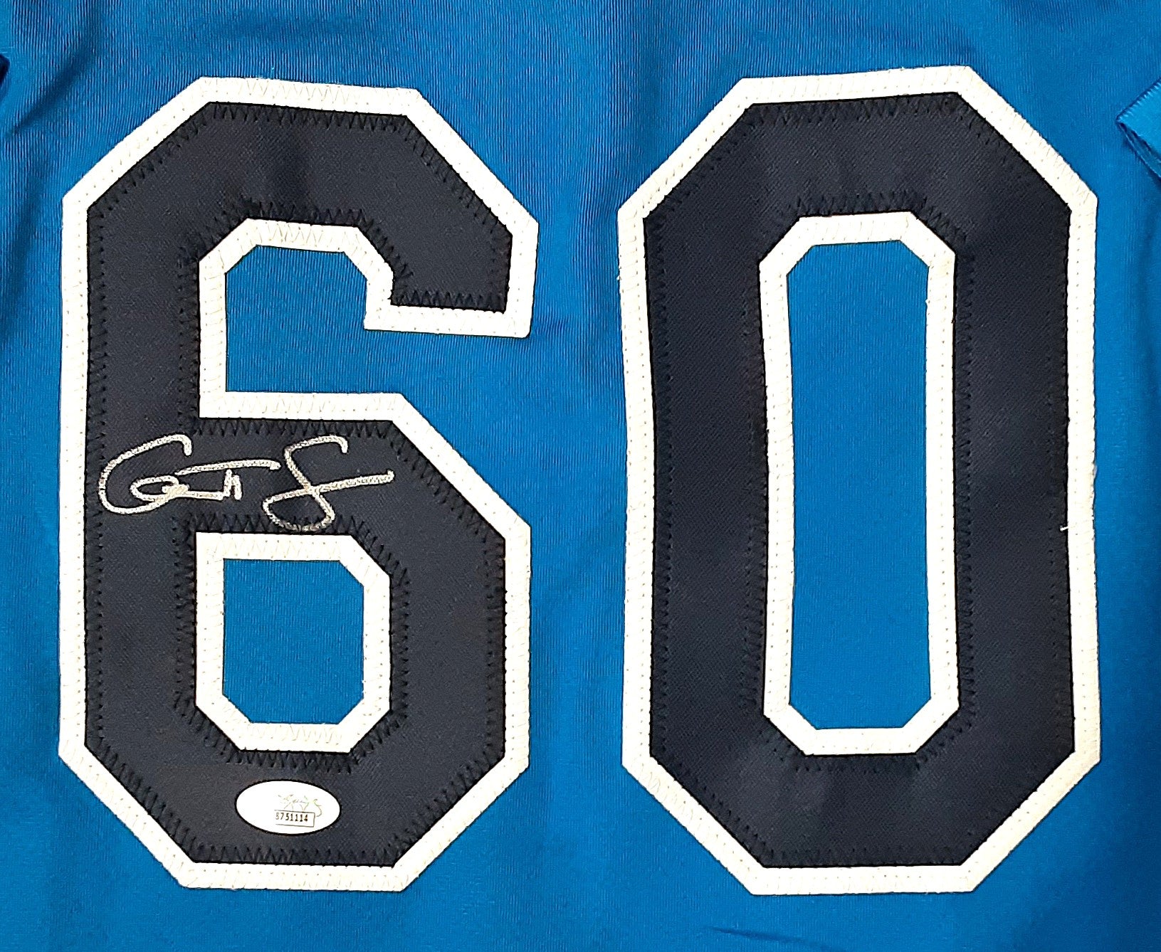 Garrett Cleavinger Signed Pro Style Jersey Autographed JSA