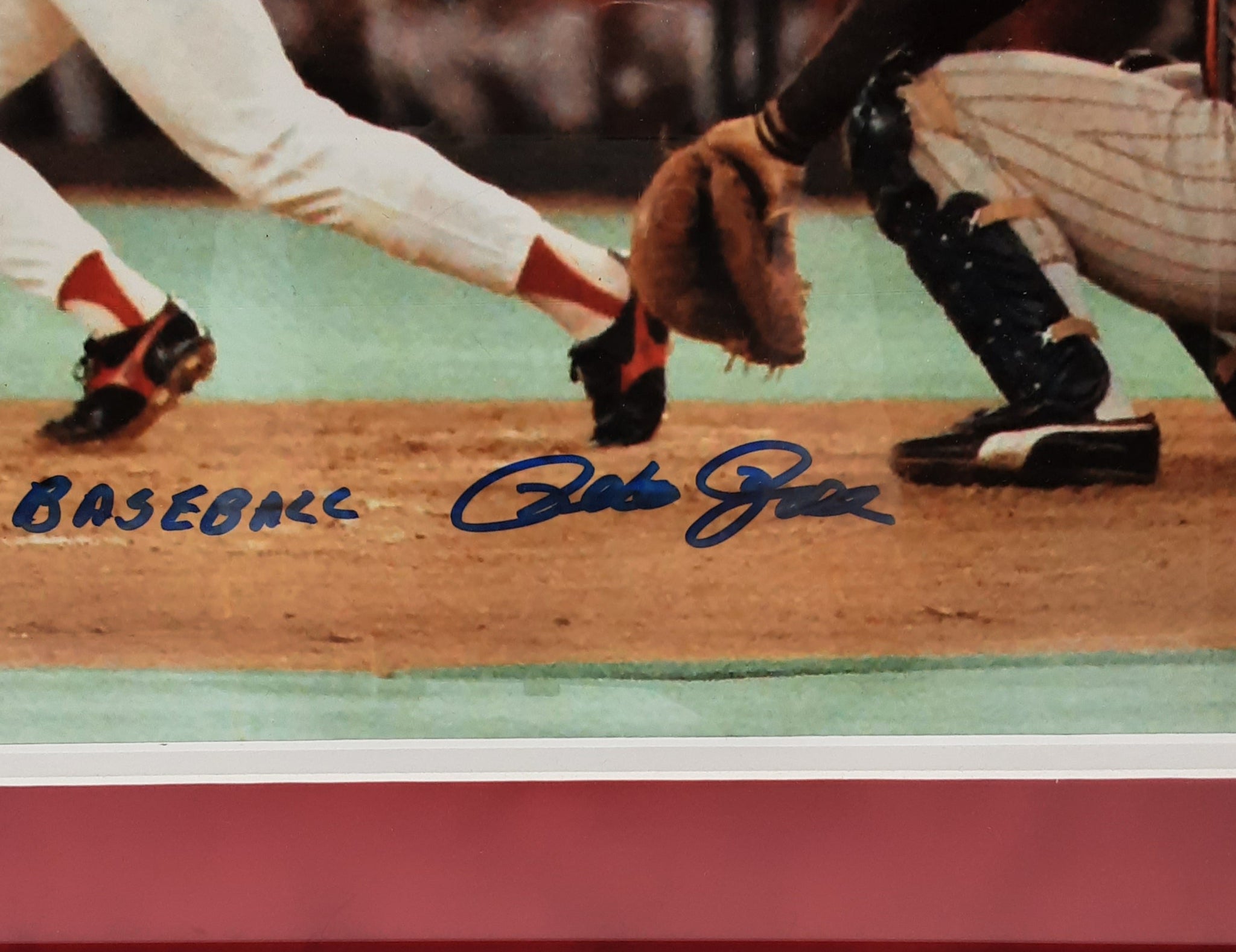 Pete Rose Authentic Signed Framed 16x20 Photo Autographed JSA