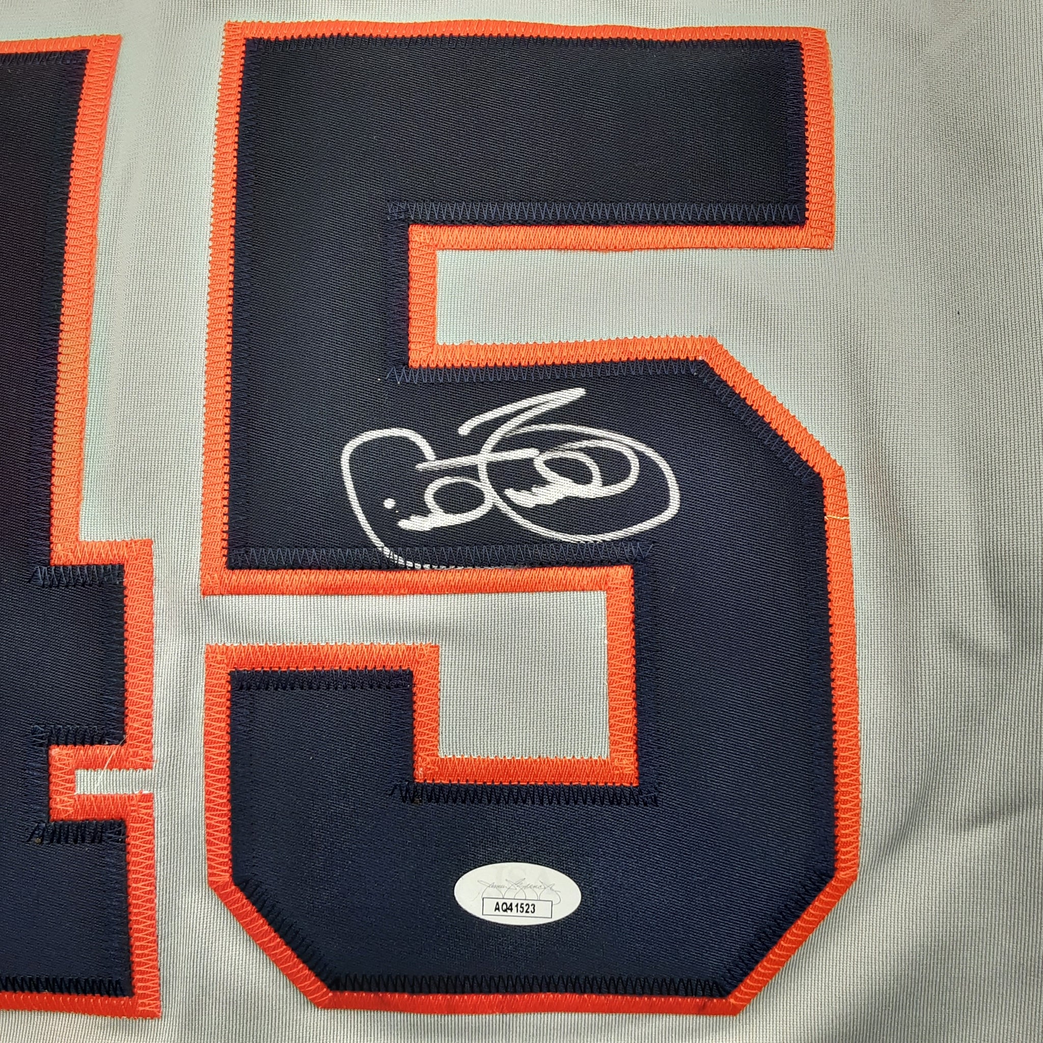 Cecil Fielder Authentic Signed Pro Style Jersey Autographed JSA R1
