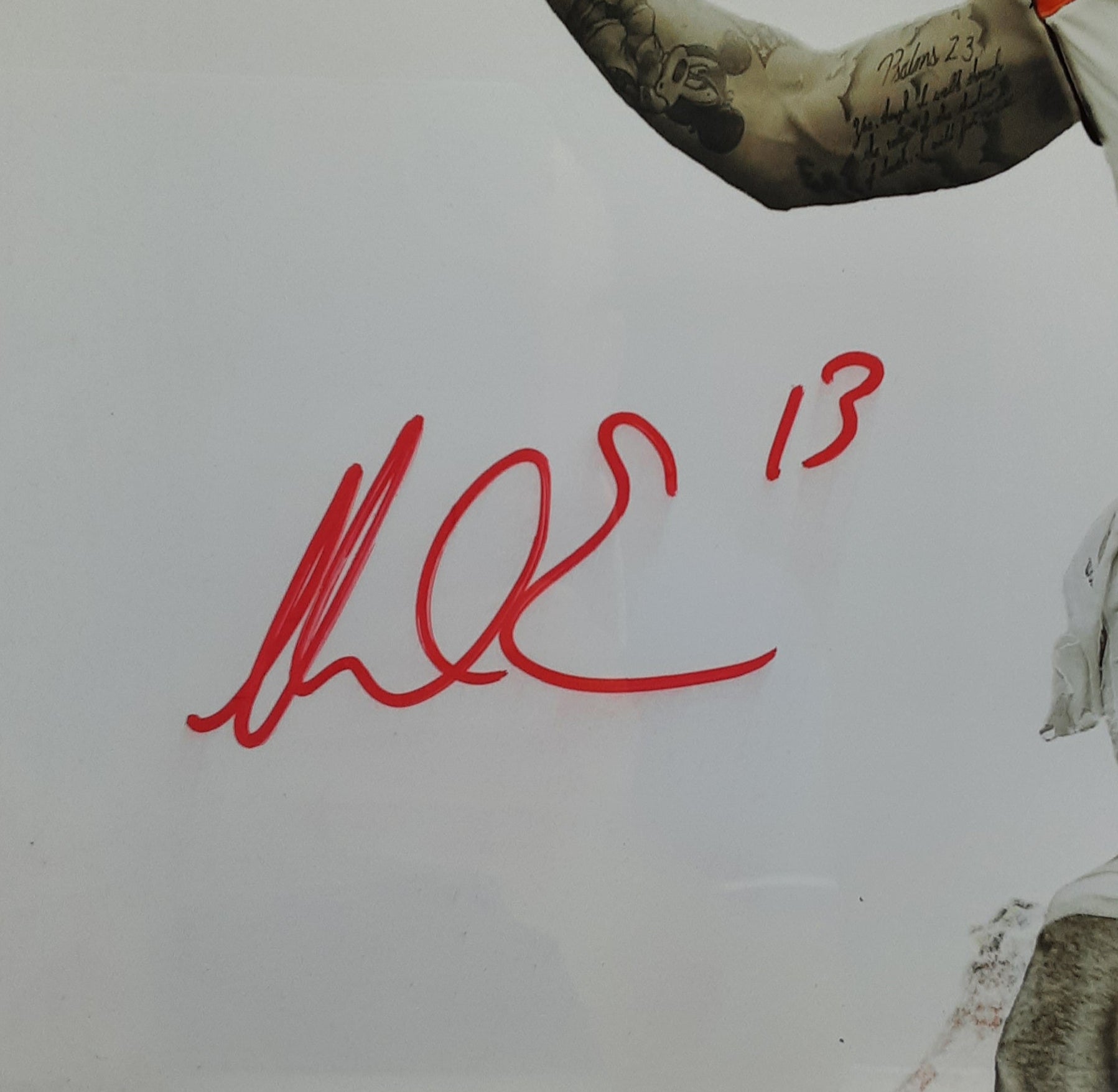 Mike Evans Authentic Signed Framed 11x14 Photo Autographed JSA