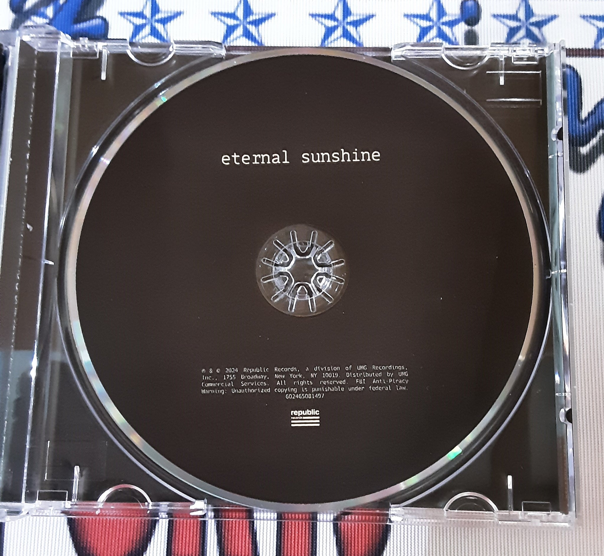 Ariana Grande Authentic Signed Eternal Sunshine CD Booklet with CD and Case Autographed JSA-