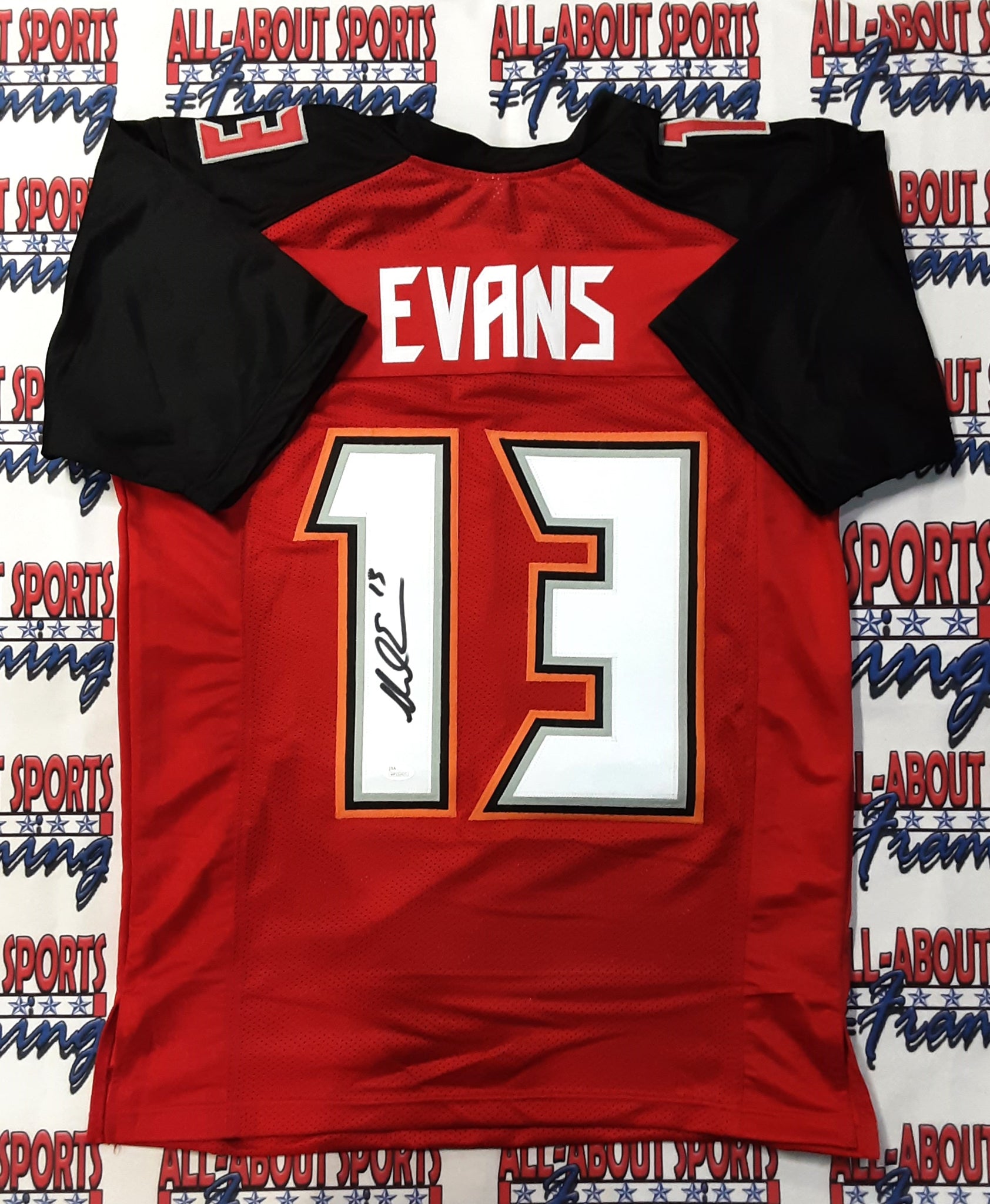 Mike Evans Authentic Signed Pro Style Jersey Autographed JSA-