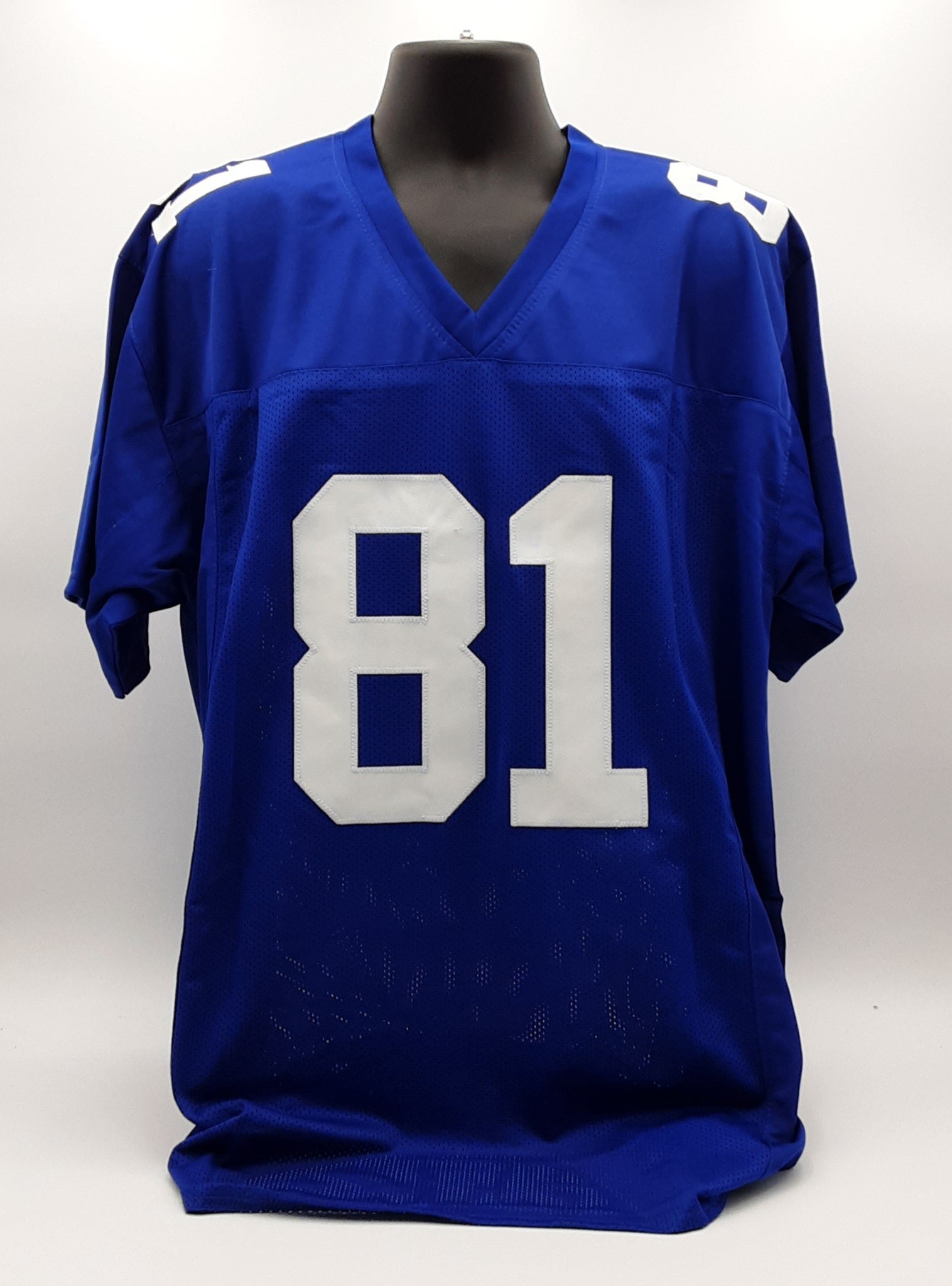 Amani Toomer Authentic Signed Pro Style Jersey Autographed PSA R1