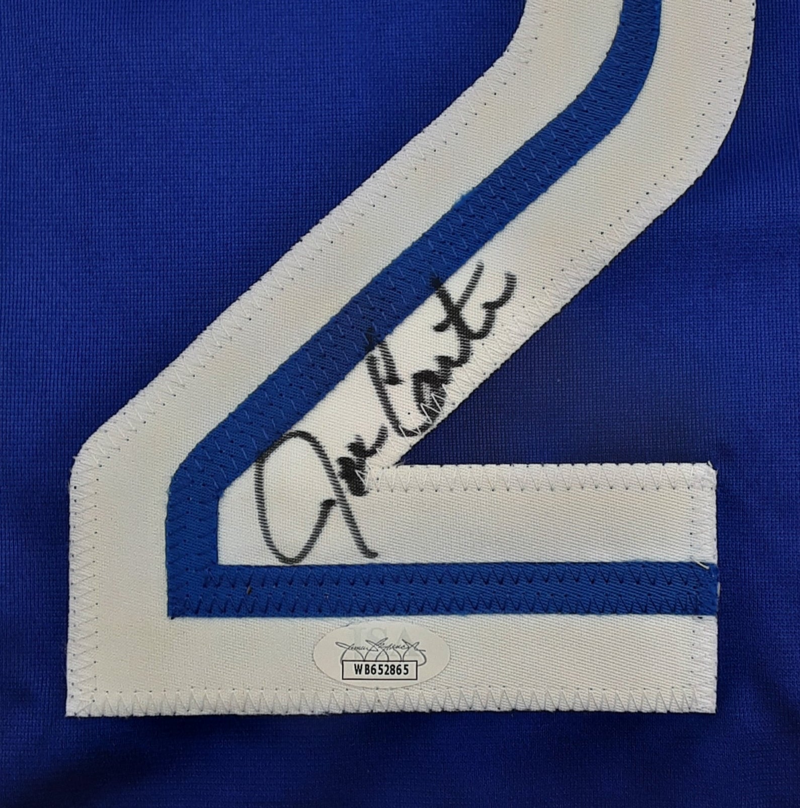 Joe Carter Authentic Signed Pro Style Jersey Autographed JSA