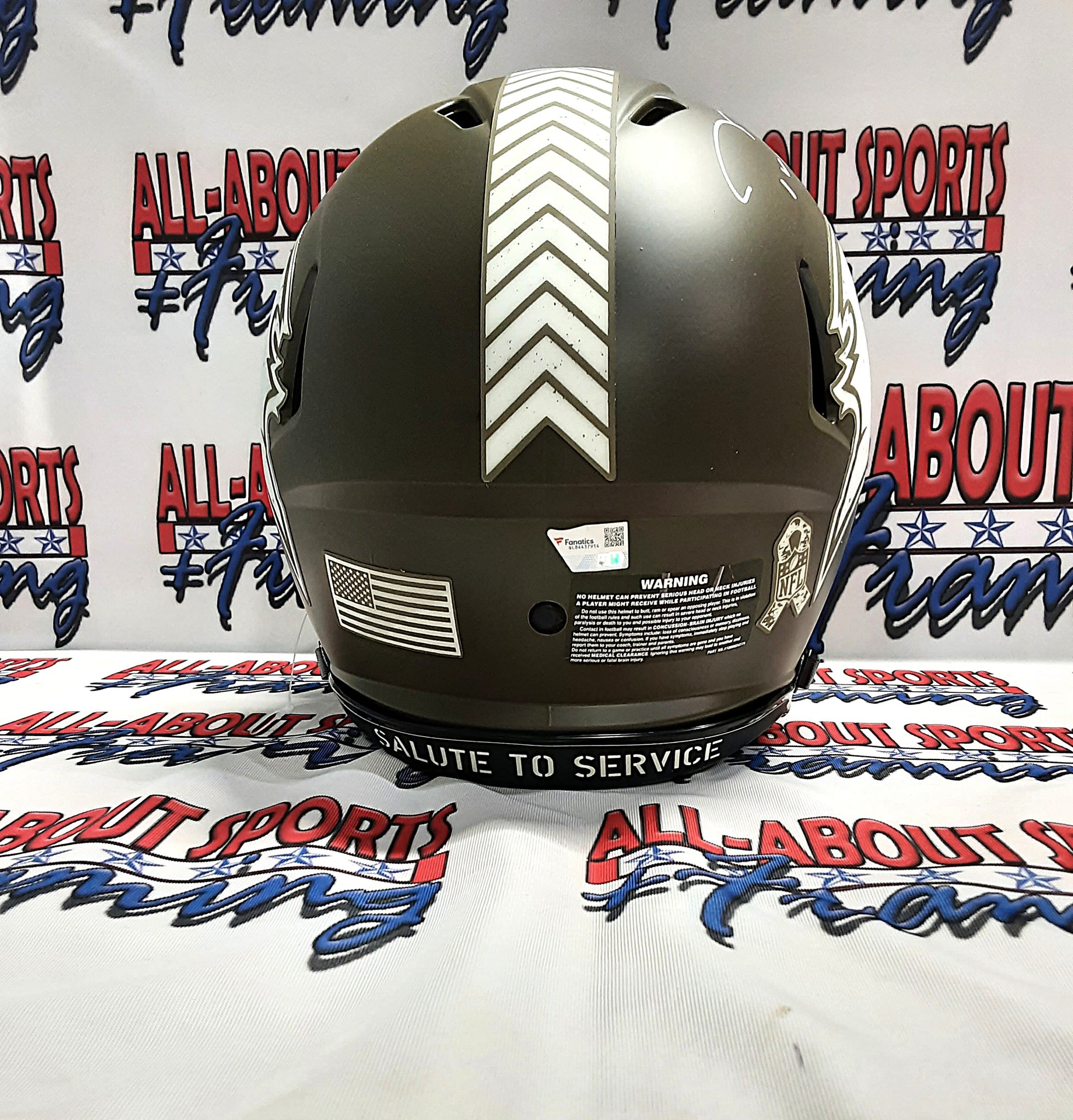 Tom Brady Authentic Signed Autographed Full-size Authentic Helmet Fanatics