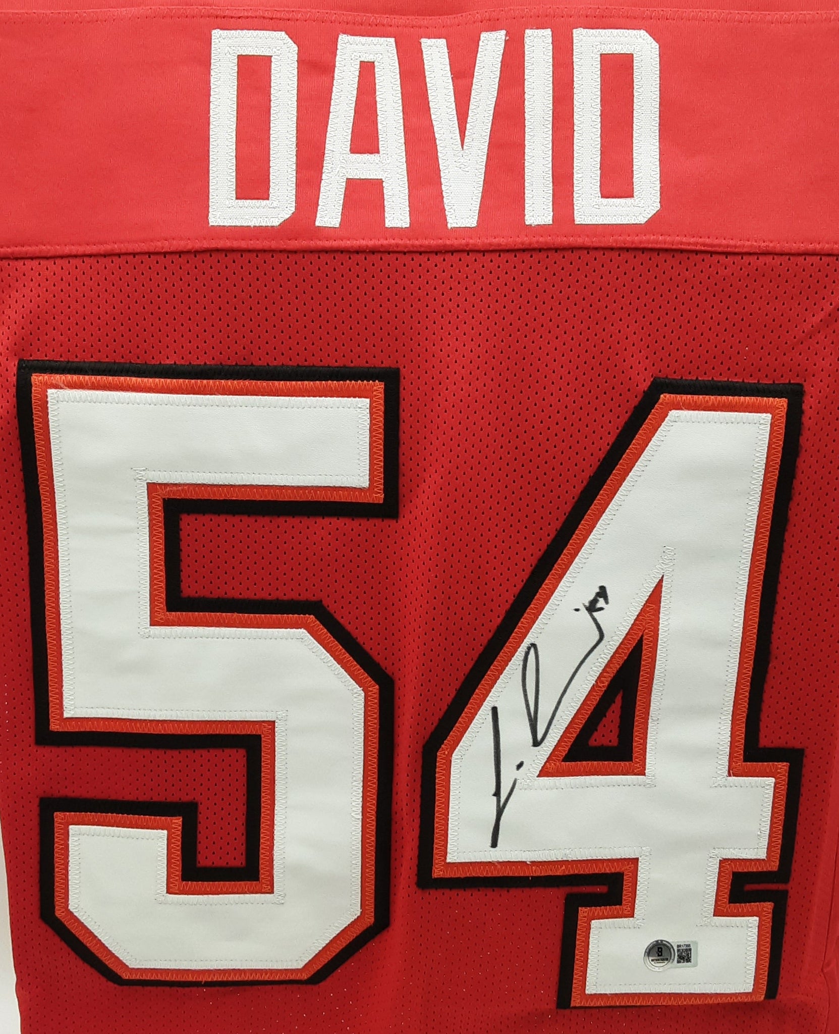 LaVonte David Signed Pro Style Jersey Autographed Beckett R1
