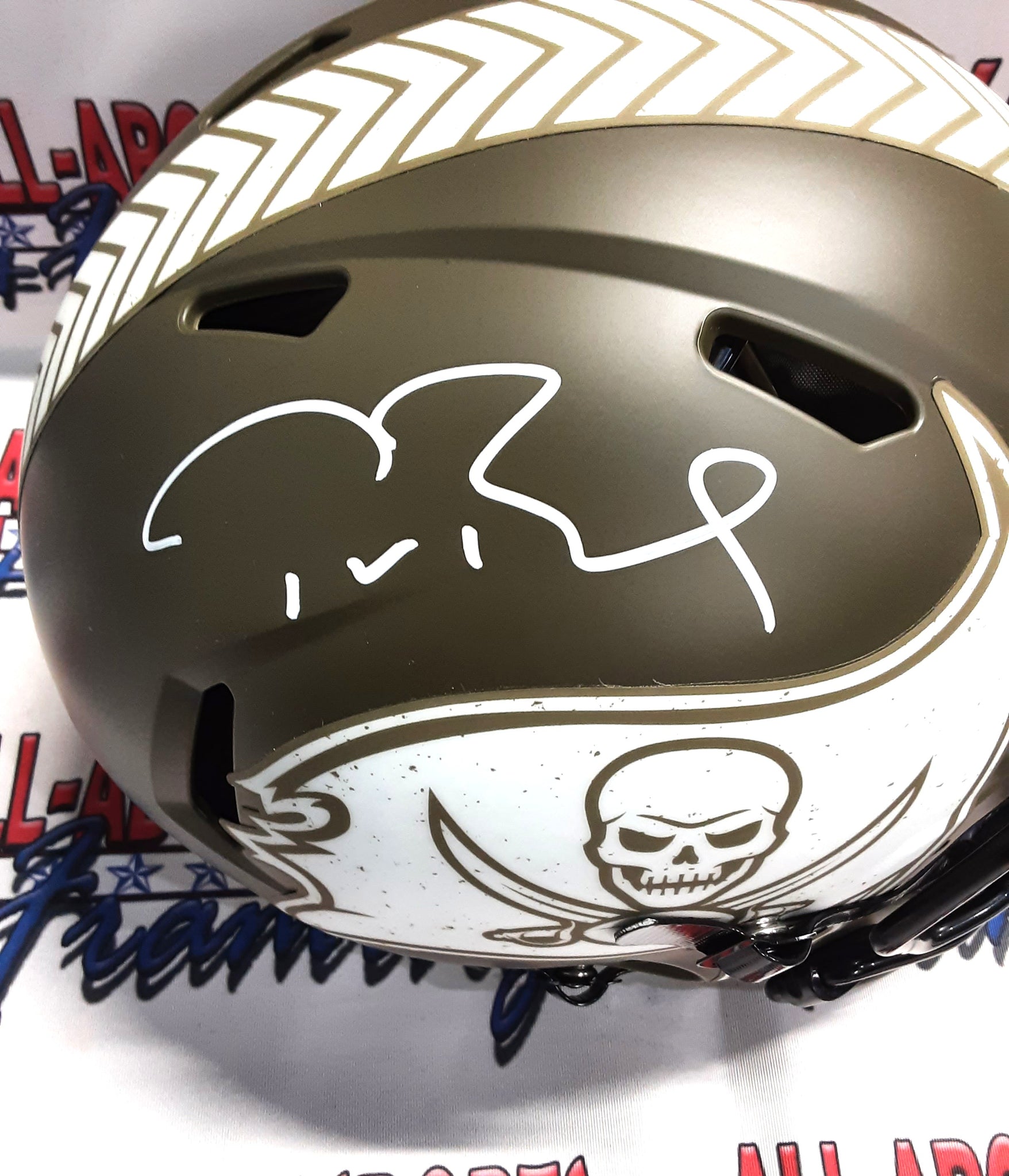 Tom Brady Authentic Signed Autographed Full-size Authentic Helmet Fanatics
