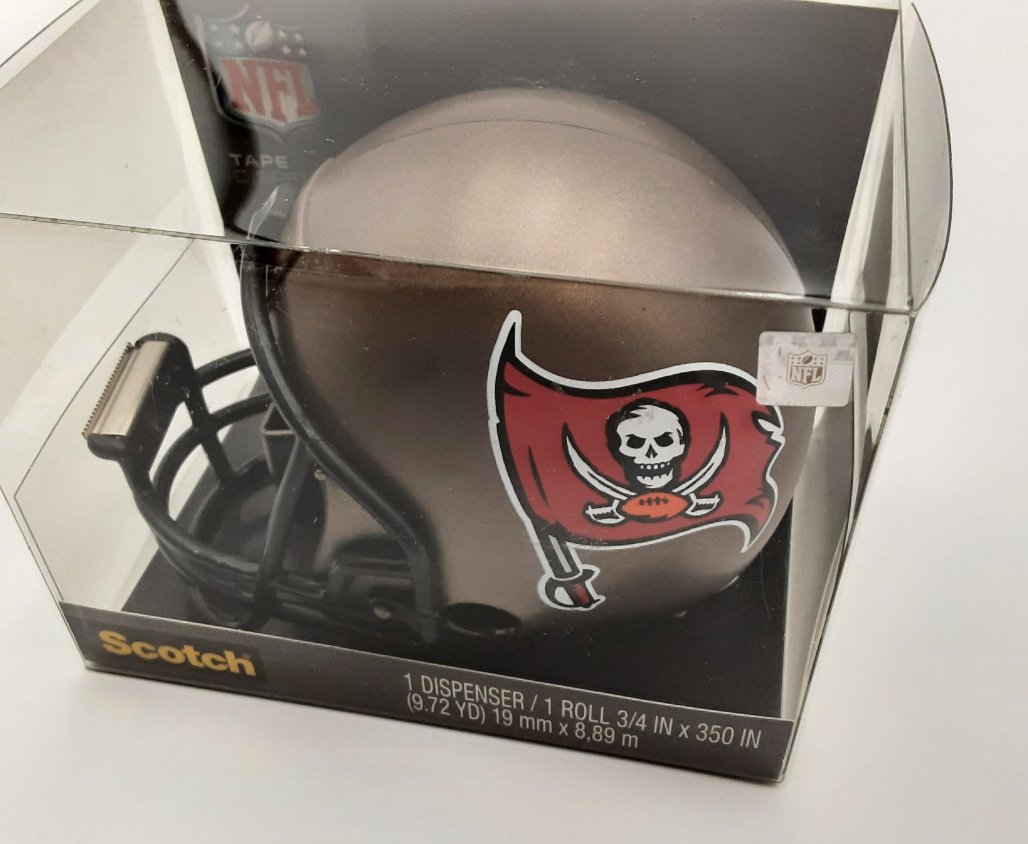 Tampa Bay Buccaneers Helmet 3M Tape Dispenser 3M with Roll Tape