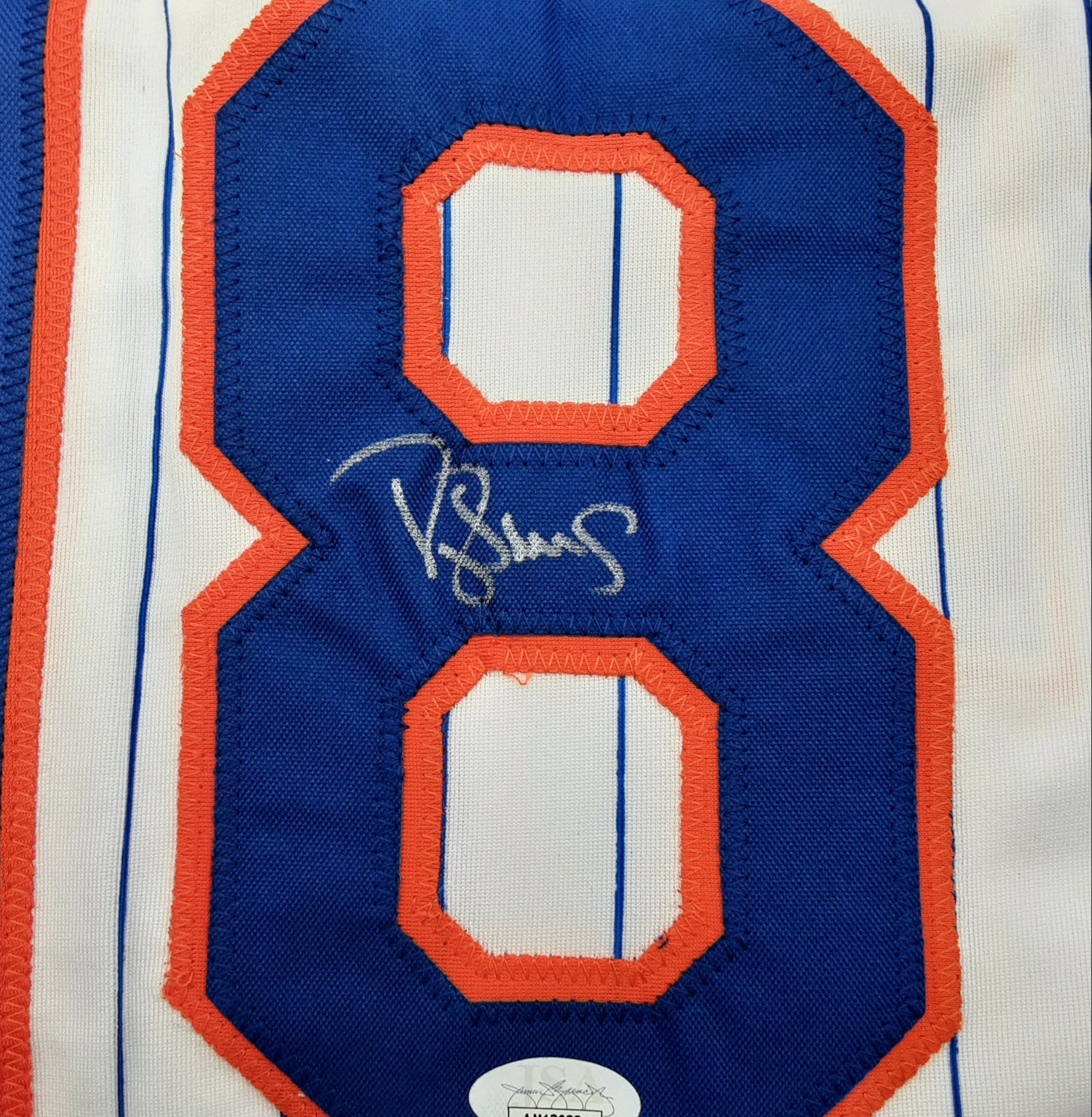 Daryl Strawberry Authentic Signed Pro Style Jersey Autographed JSA R1