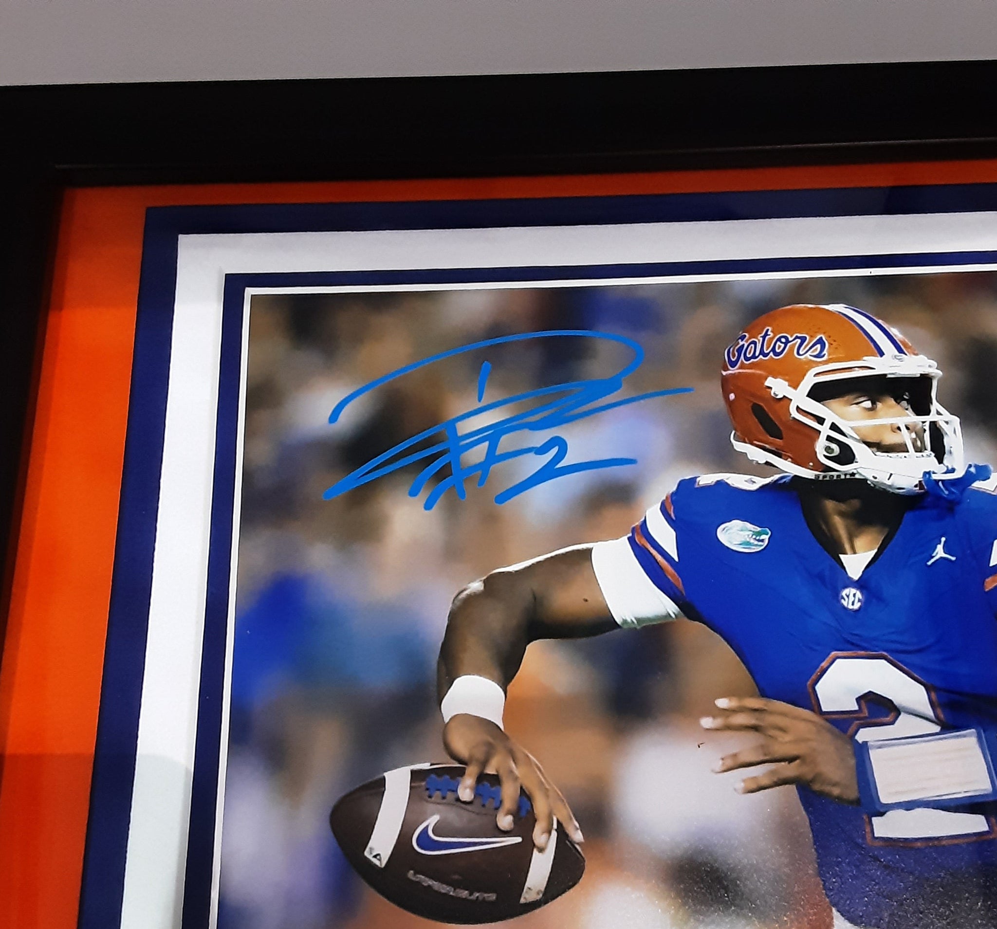 DJ Lagway Authentic Signed Framed 8x10 Photo Autographed Beckett