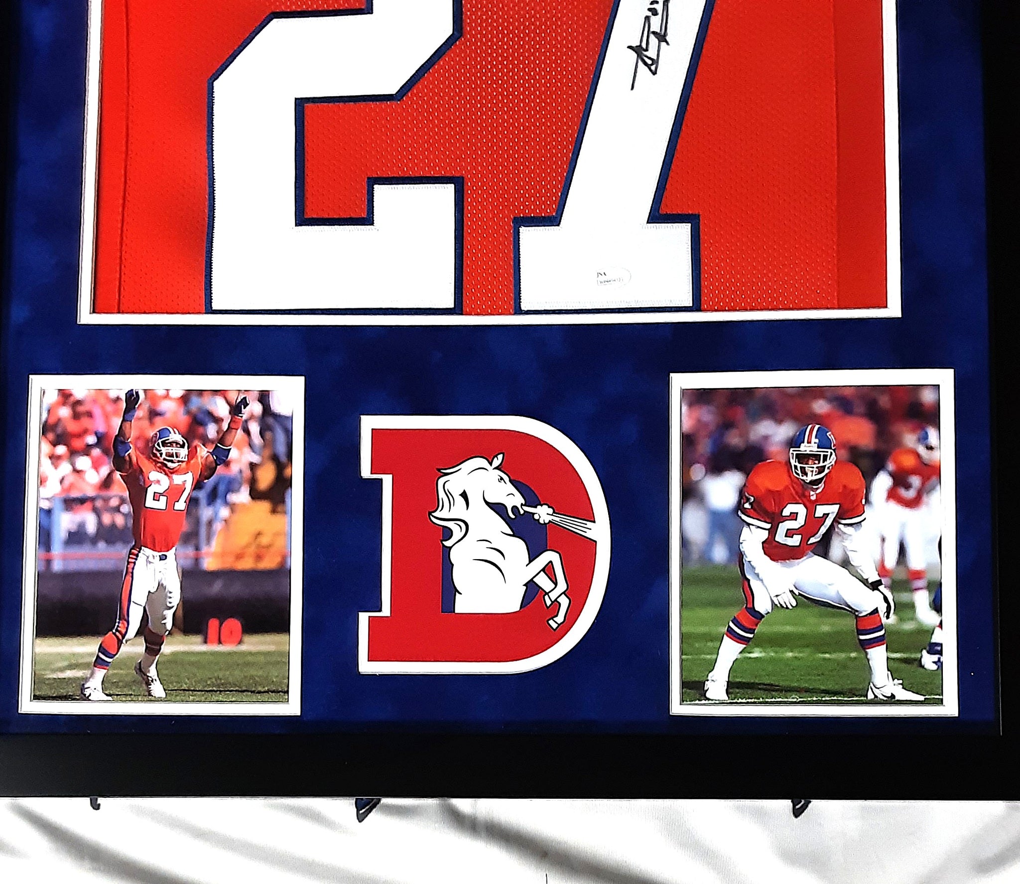 Steve Atwater Authentic Signed Pro Style Framed Jersey Autographed JSA
