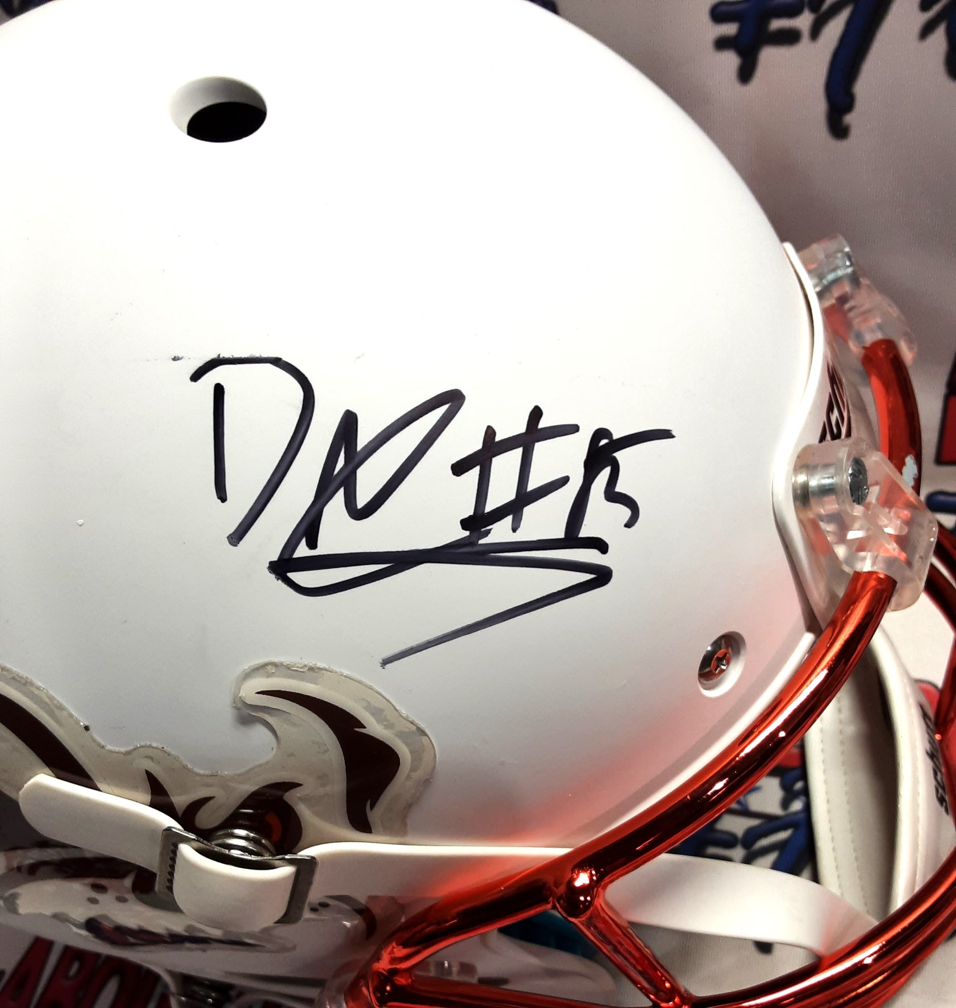 David Njoku Replica Signed Autographed Full-size Replica Helmet PSA/DNA
