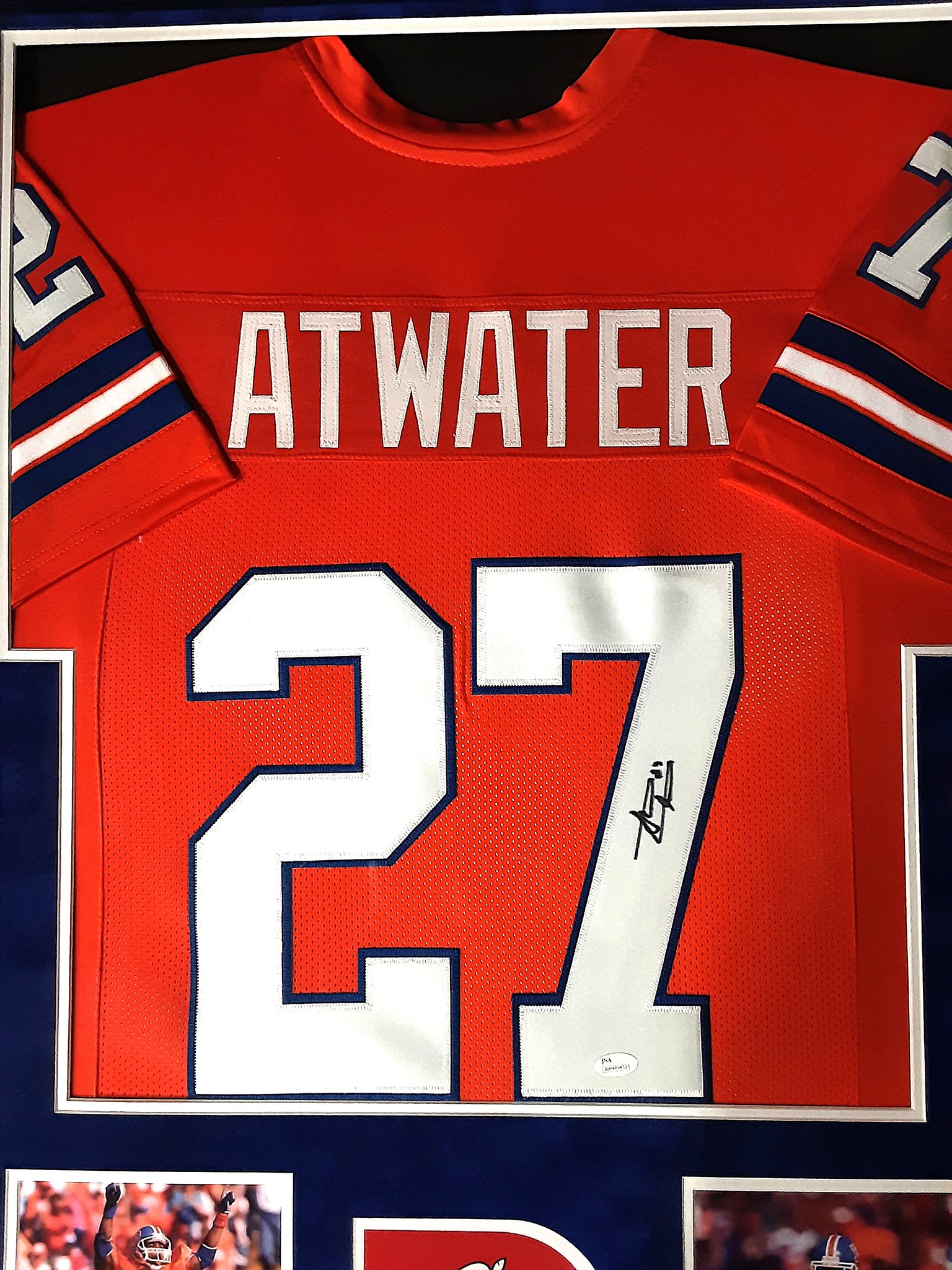 Steve Atwater Authentic Signed Pro Style Framed Jersey Autographed JSA