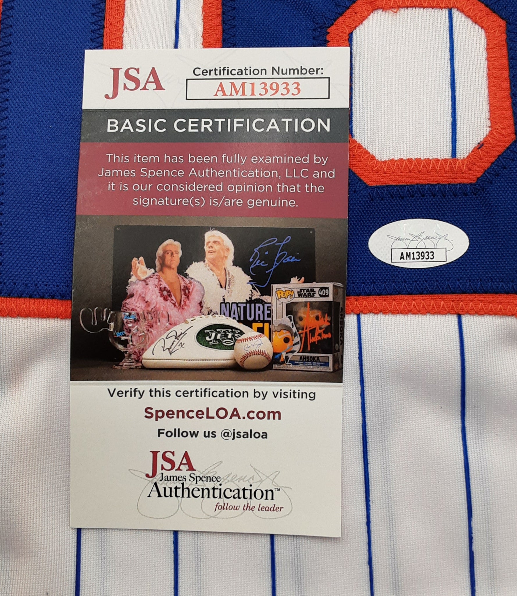 Daryl Strawberry Authentic Signed Pro Style Jersey Autographed JSA R1
