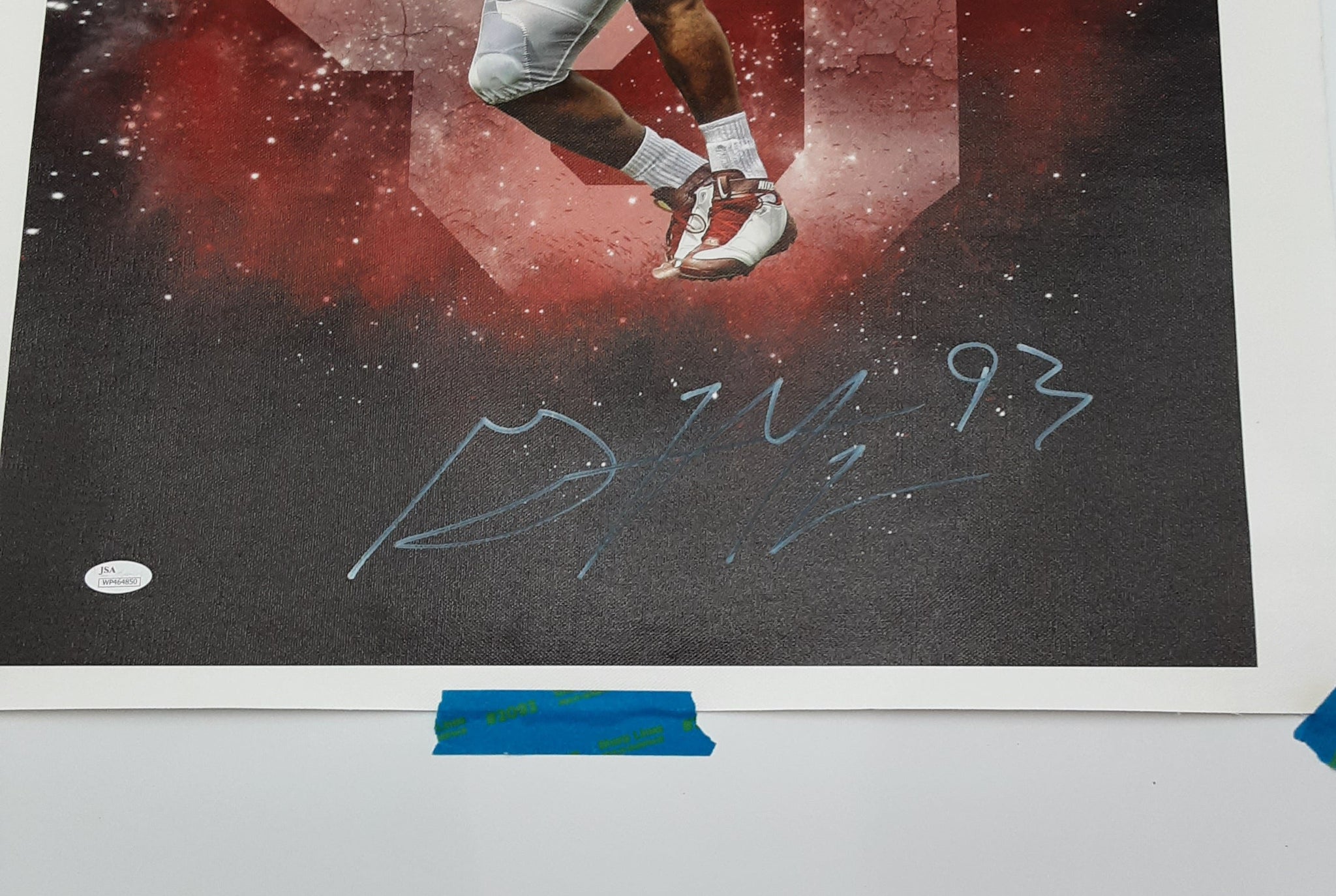 Gerald McCoy Signed 16x20 Canvas Autographed JSA