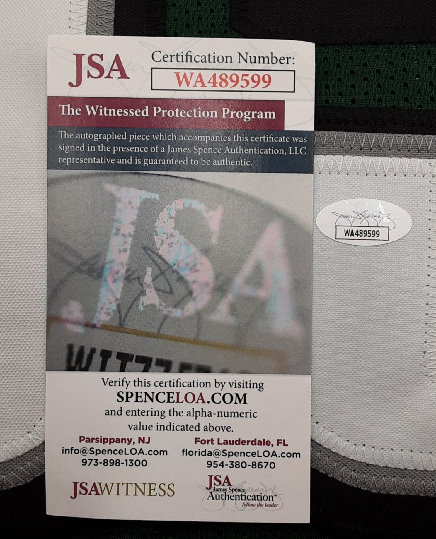 Brandon Graham Signed Pro Style Jersey Autographed JSA R1