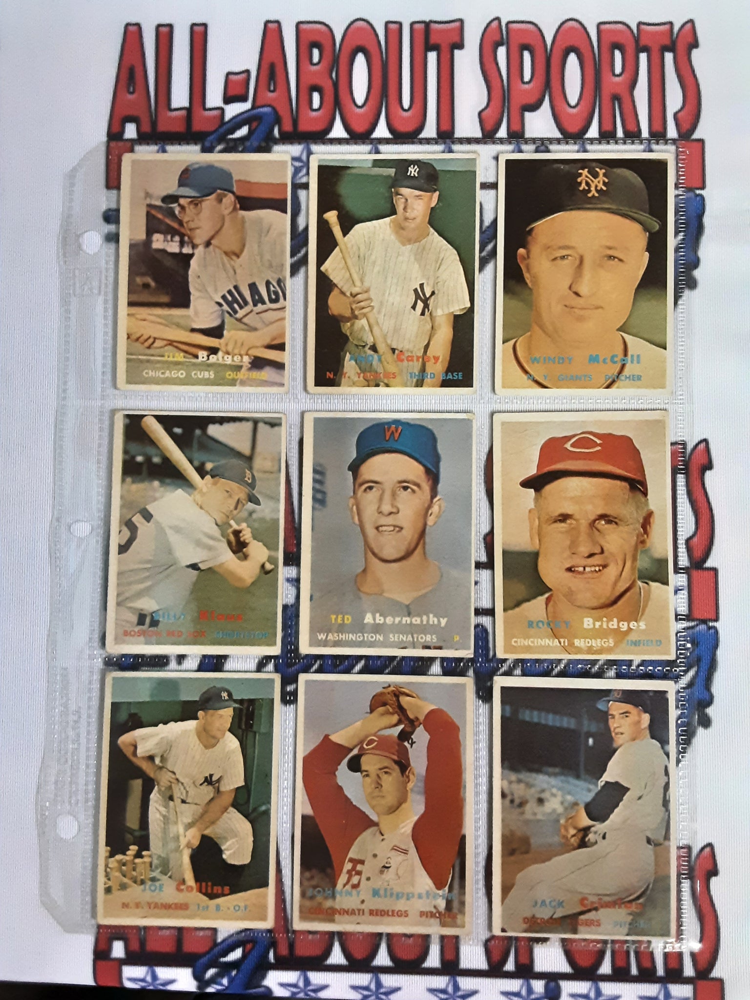 1957 Topps Complete Collection 395 of 407 Cards