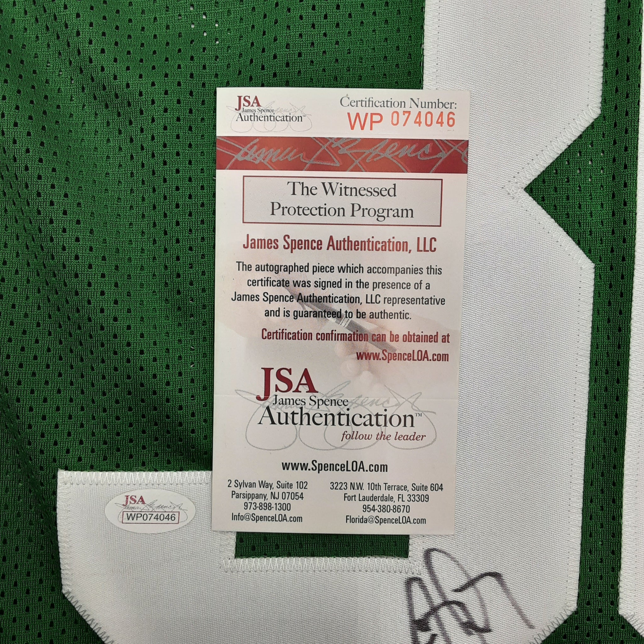 Jay Ajayi Authentic Signed Pro Style Jersey Autographed JSA R1