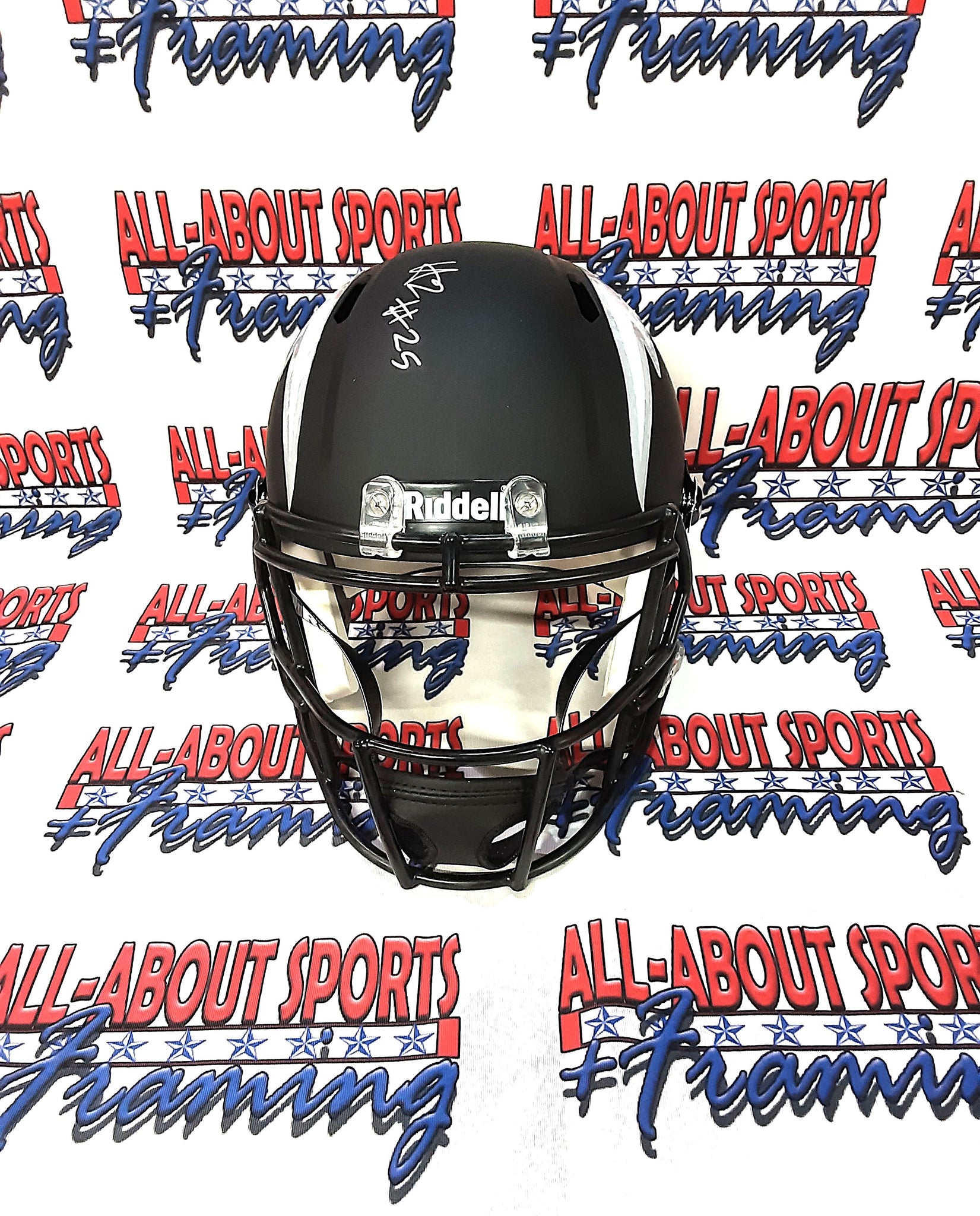 Hassan Haskins Authentic Signed Autographed Replica Helmet JSA-
