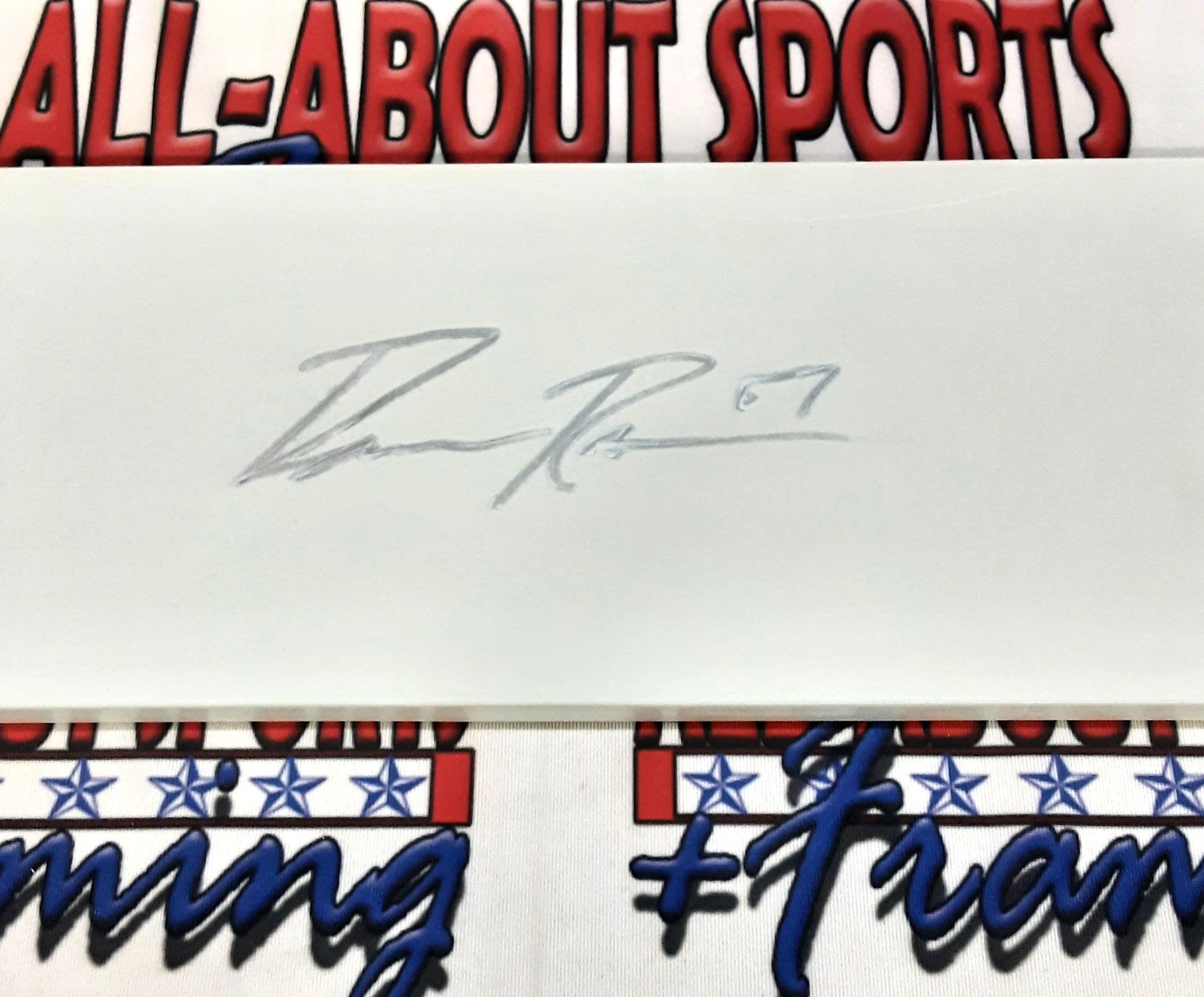 Drew Rasmussen Authentic Signed 6" x 24 Pitching Rubber Autographed JSA