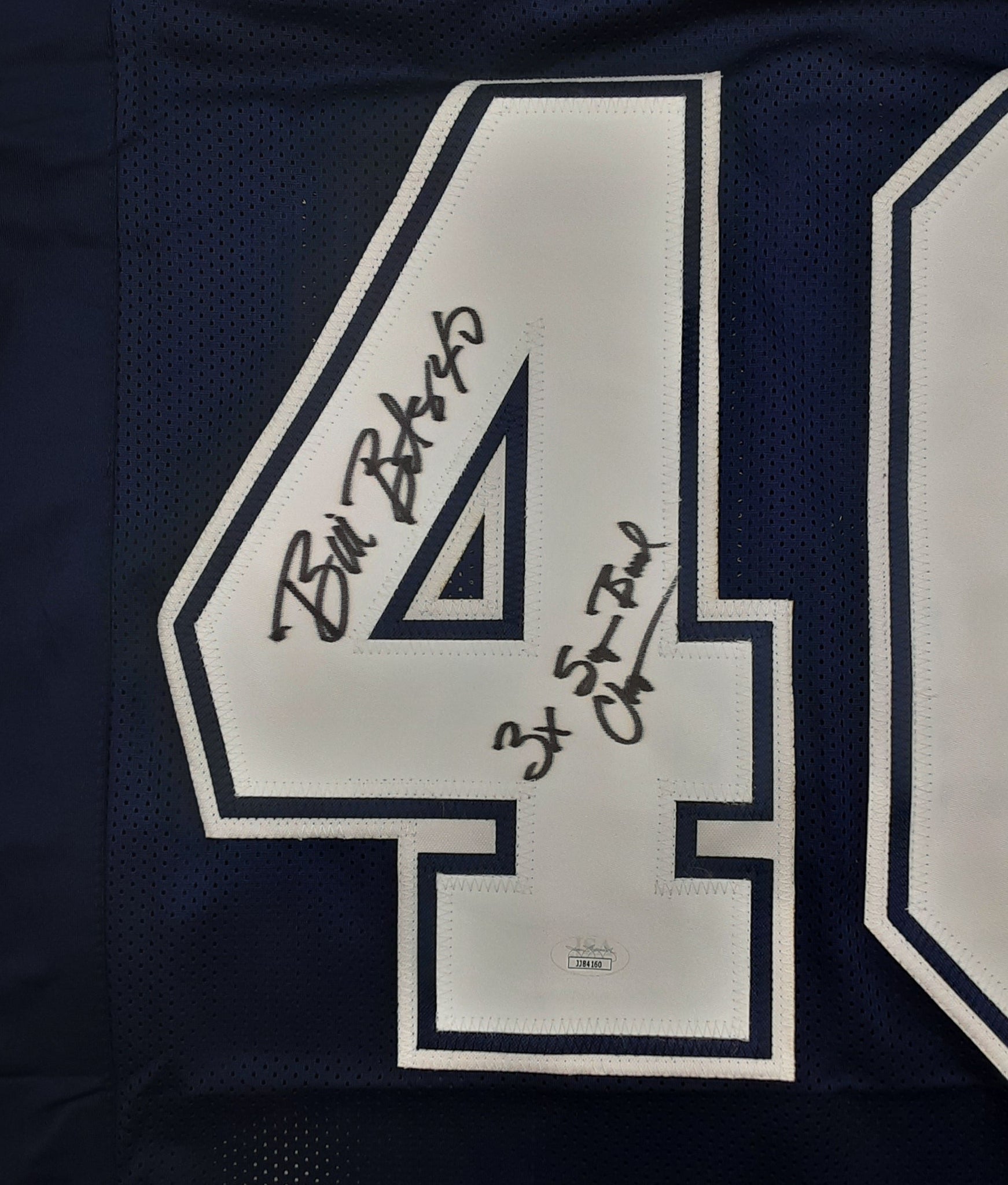 Bill Bates Authentic Signed Pro Style Jersey Autographed with Inscription JSA