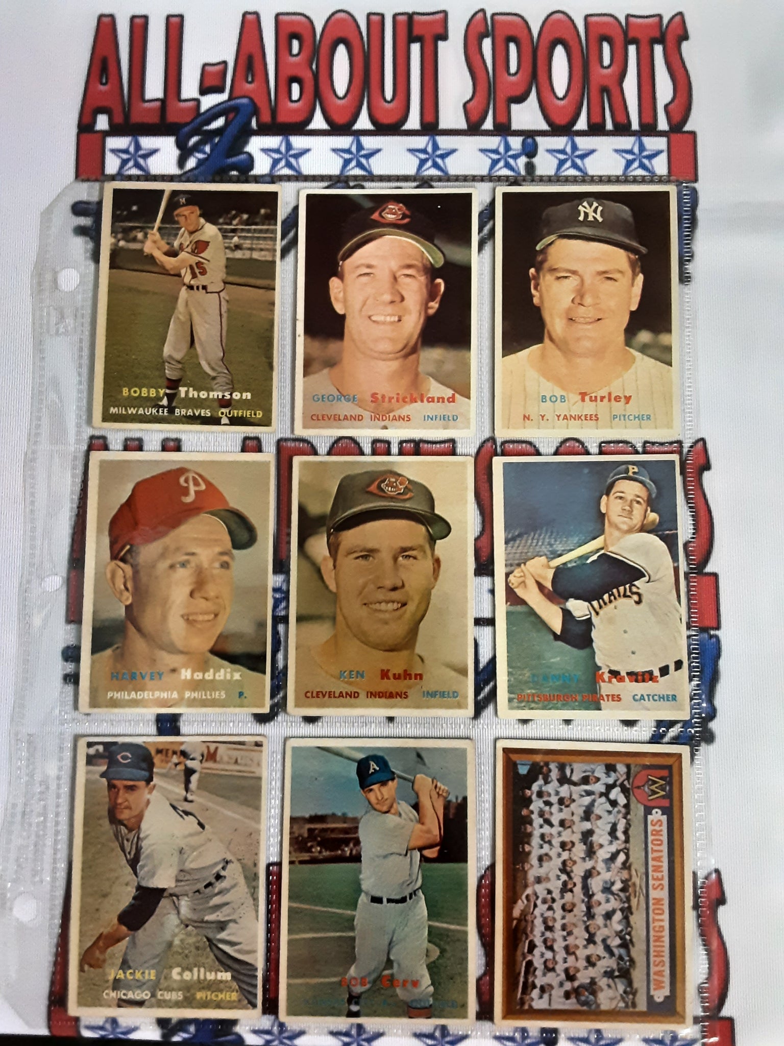 1957 Topps Complete Collection 395 of 407 Cards